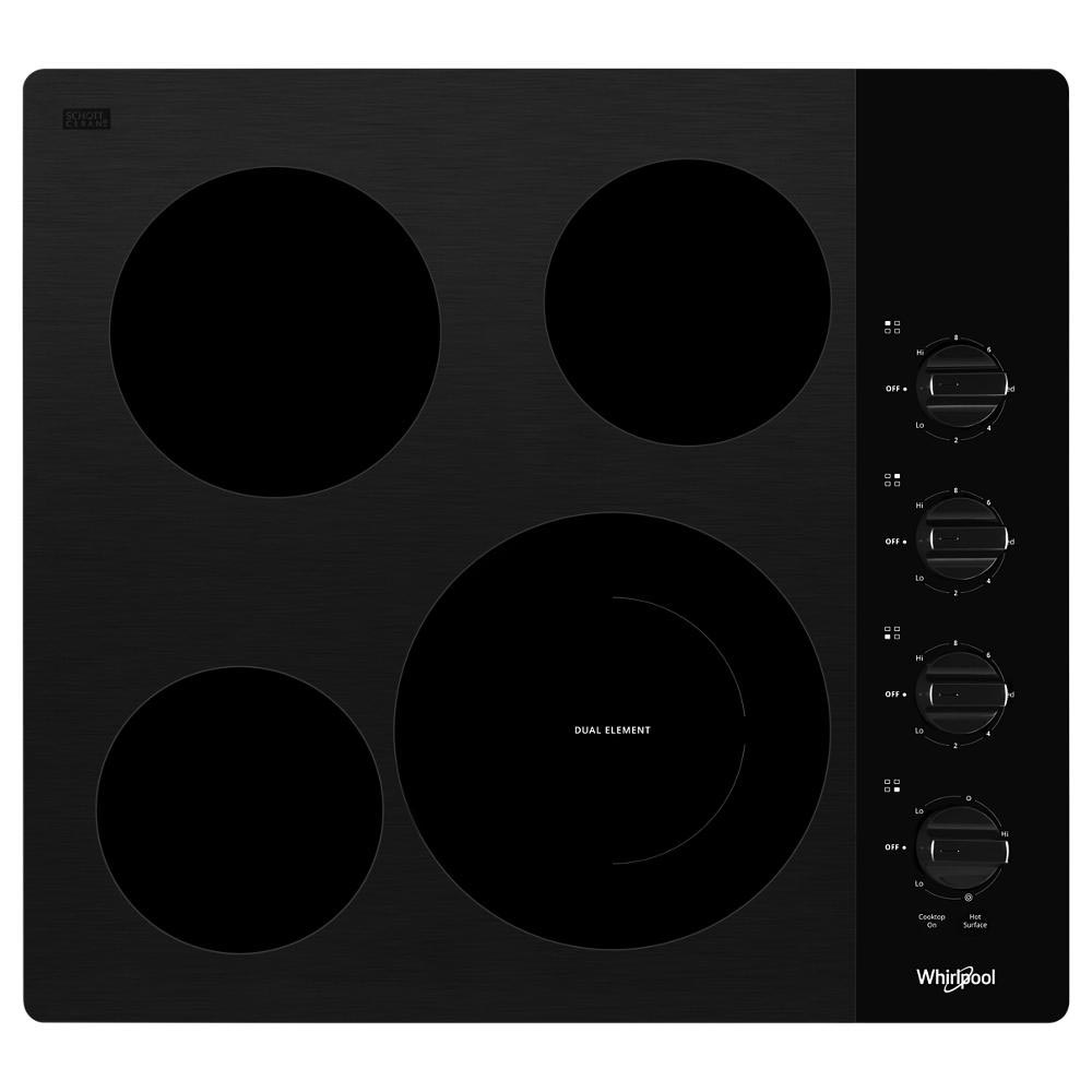 Cooktop Eléctrico 24" 4 elementos de calor WCE55US4HB
