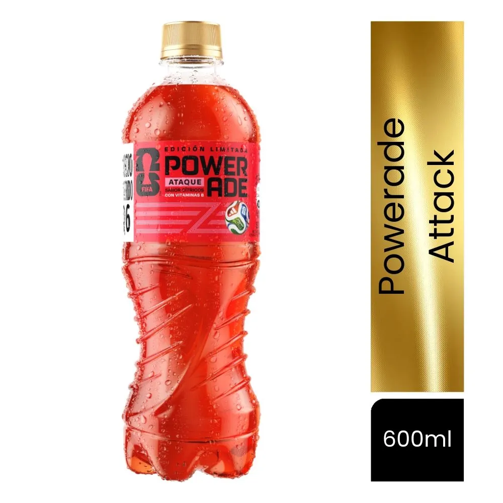 Powerade Attack 600ml Pet