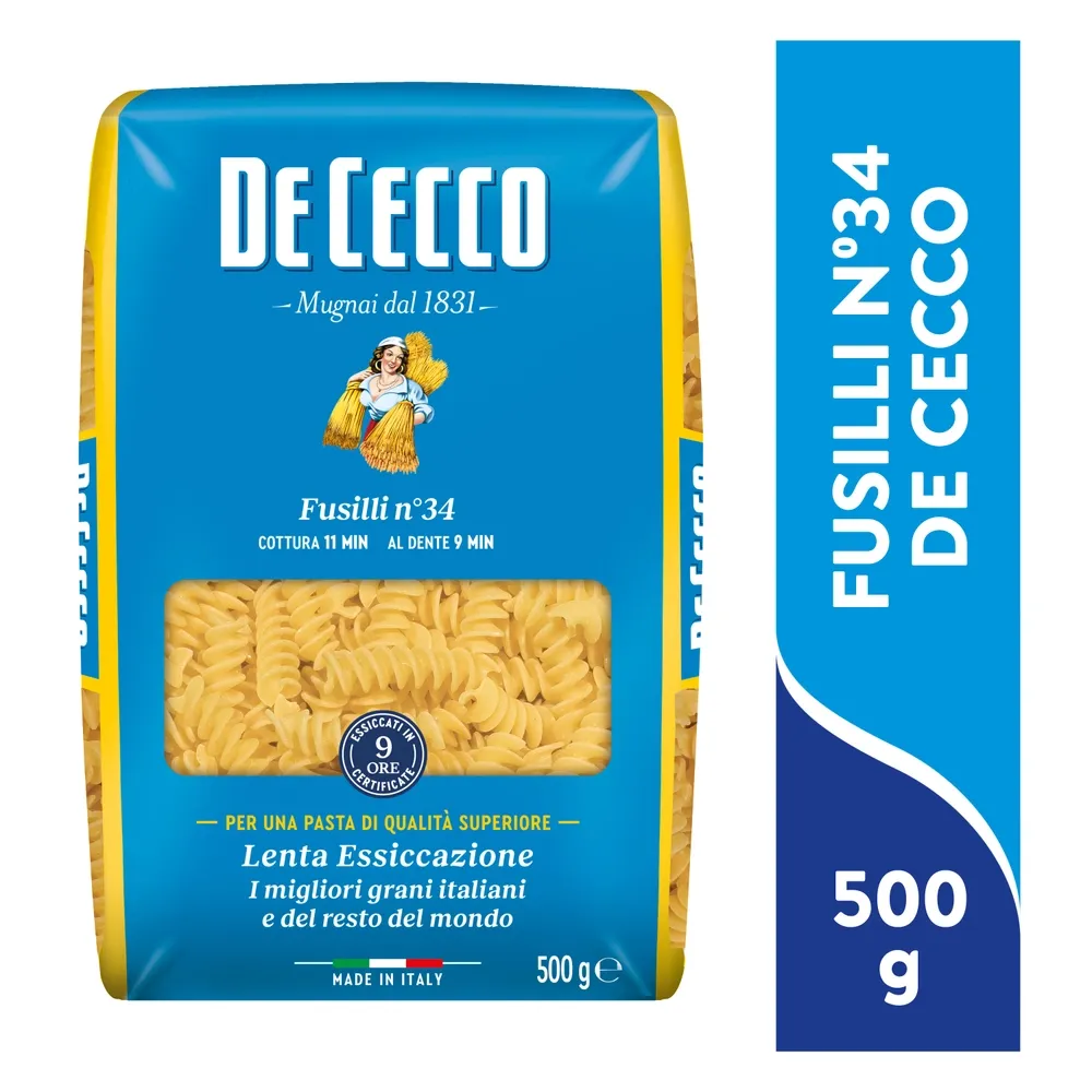 Pasta Fusilli No.34 De Cecco