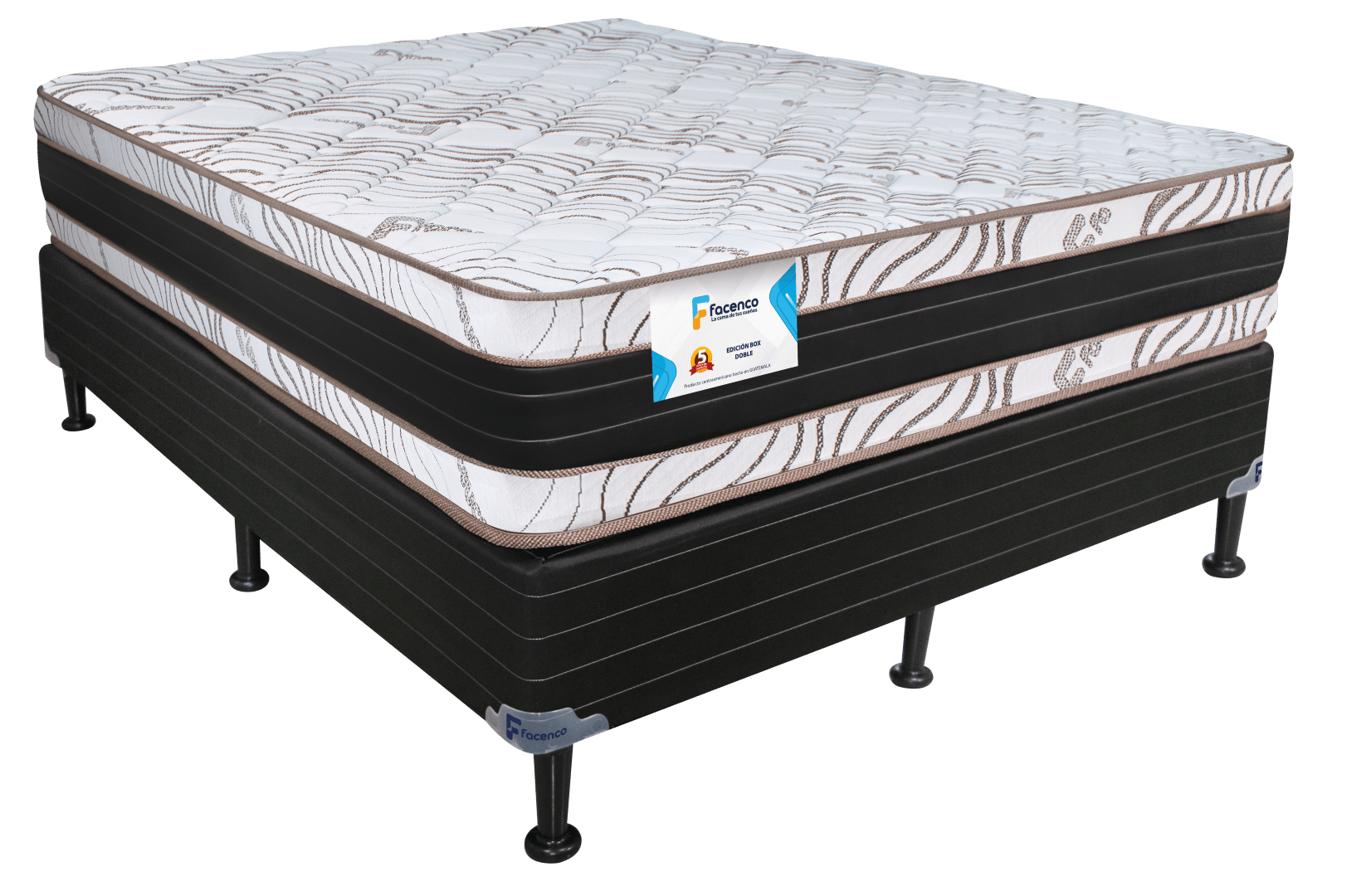 Cama Edición Box Doble Pillow Matrimonial