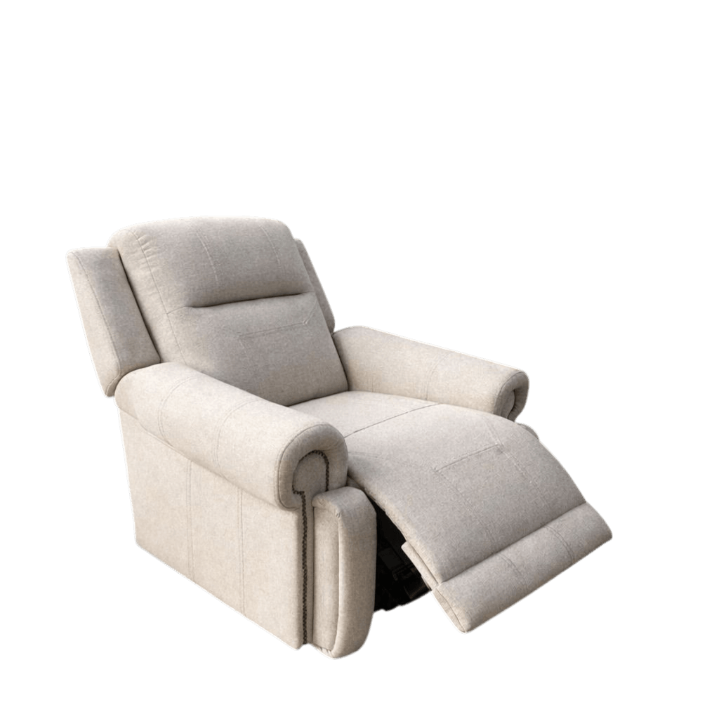 Sillón Reclinable Delux Individual para Sala – Lino Crema