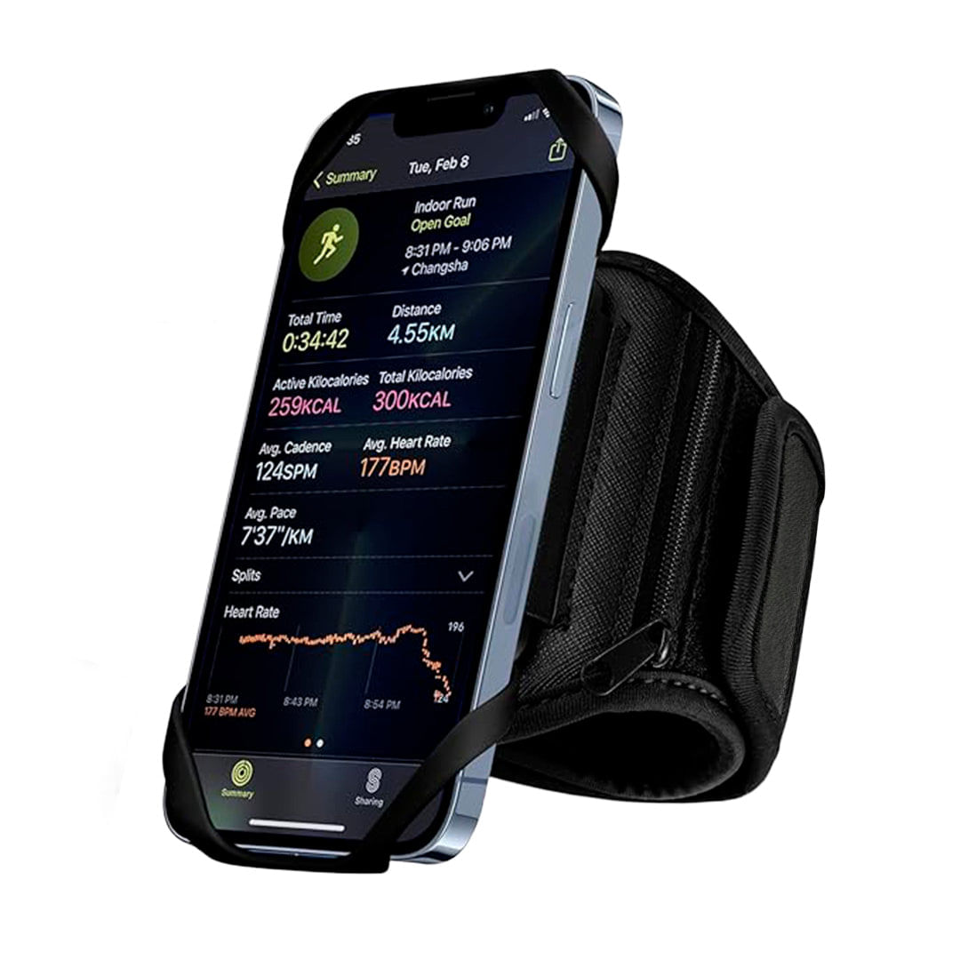 Soporte de brazo para celular Practical Fitness negro