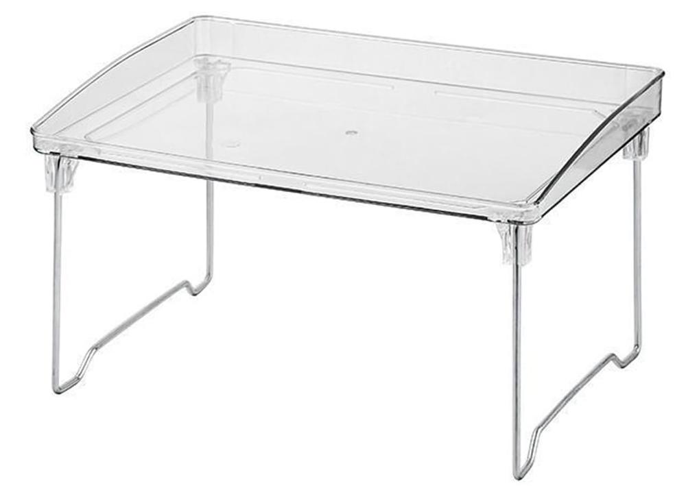Estantería acrilica plegable y apilable