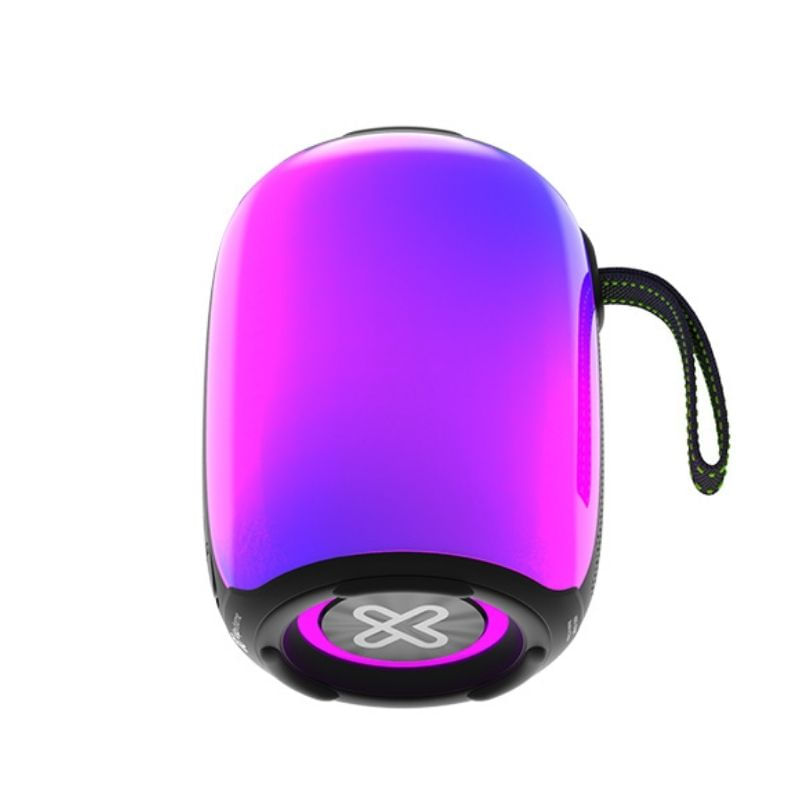 Bocina portátil Bluetooth Klipxtreme ZoundFire 12W TWS LED negro