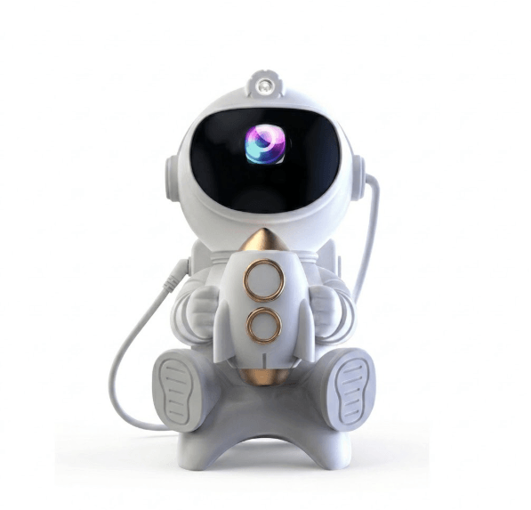 Proyector de galaxia nebulosa astronauta con Bocina Bluetooth, Luz Nocturna Cometa y Control Remoto 5W
