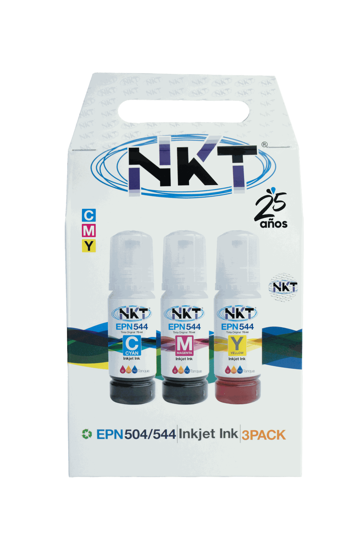 Tinta NKT 70ml 3pack para epson serie 544