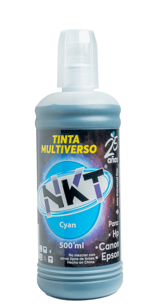 Tinta NKT cian 500ml universal