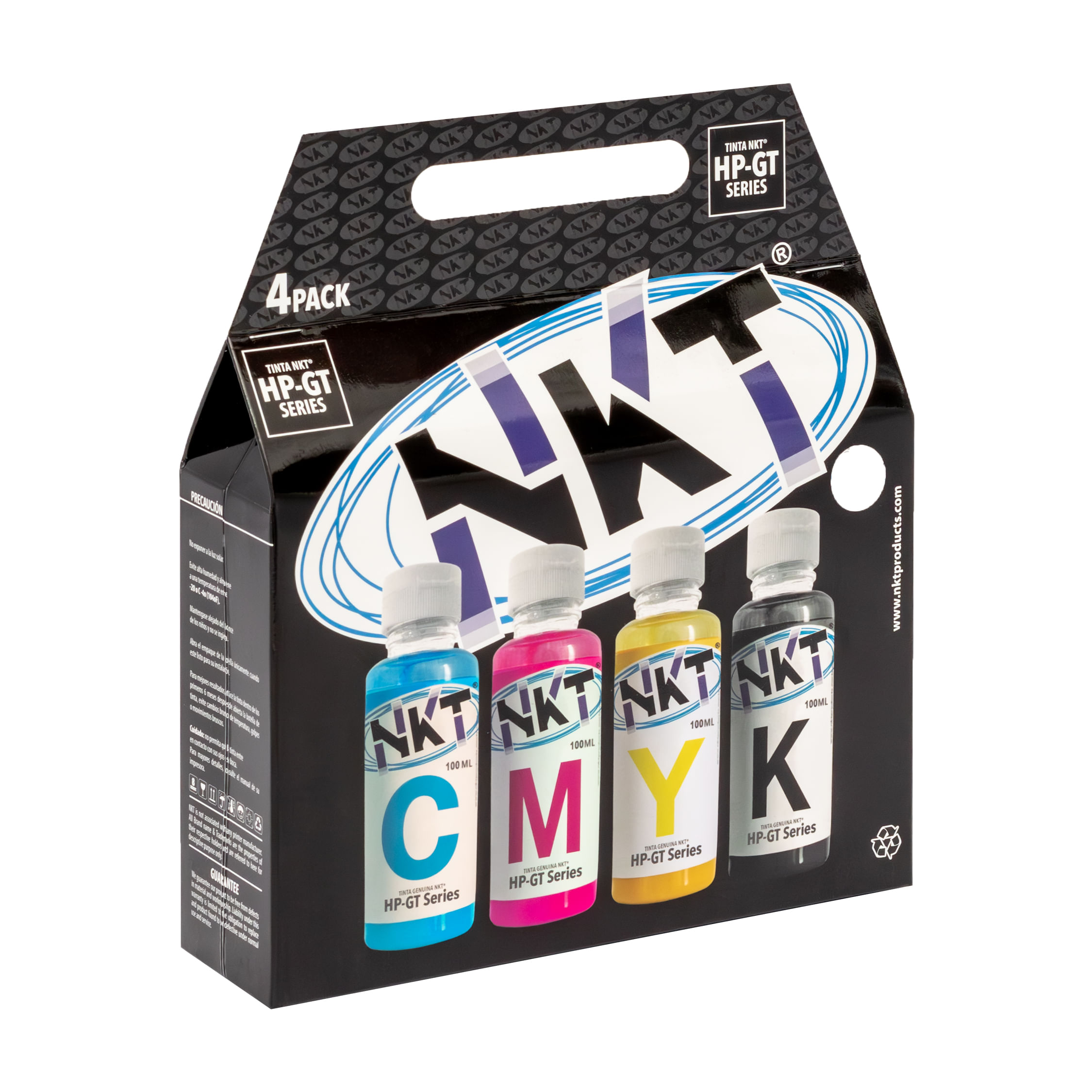 Tinta NKT 4pack 100ml para hp serie gt