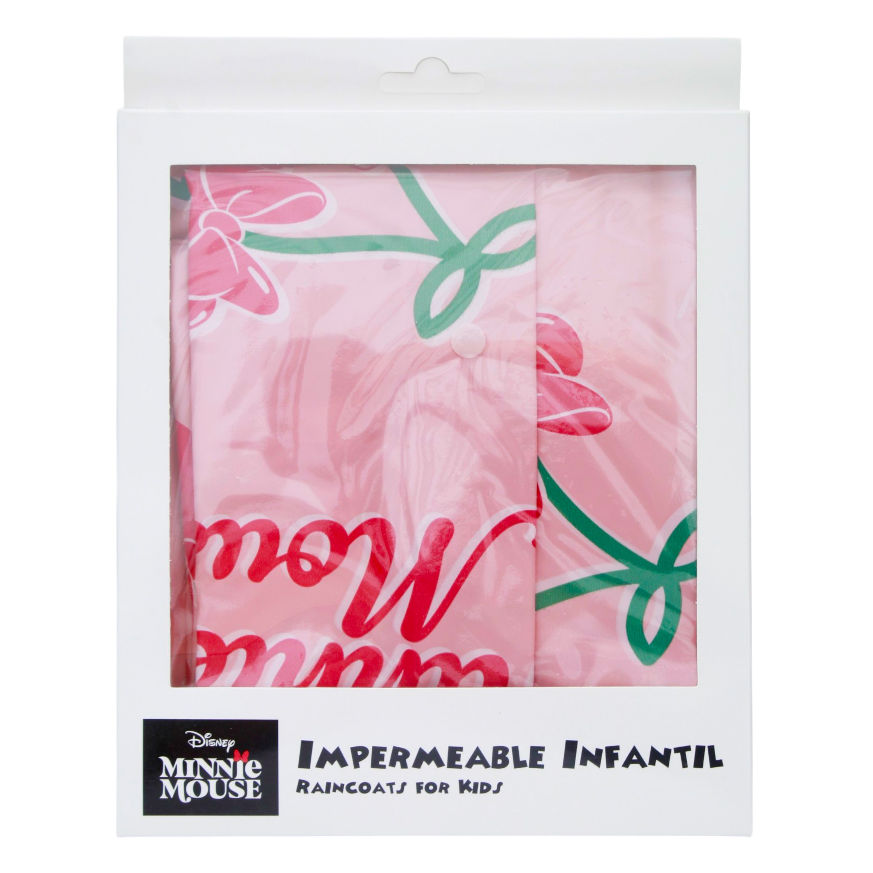 Impermeable Infatil Minnie Mouse