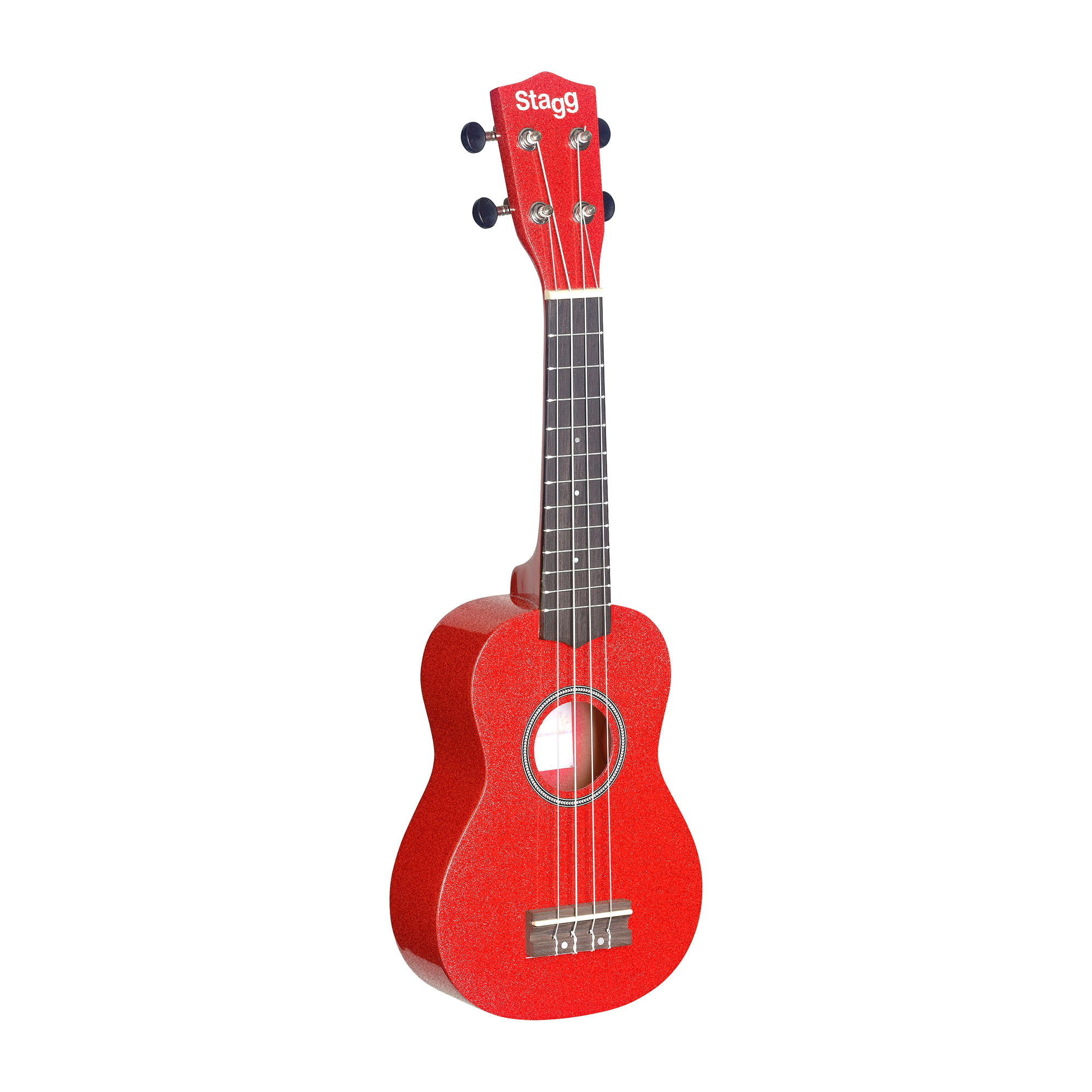 Ukulele Soprano Stagg US Red con Funda