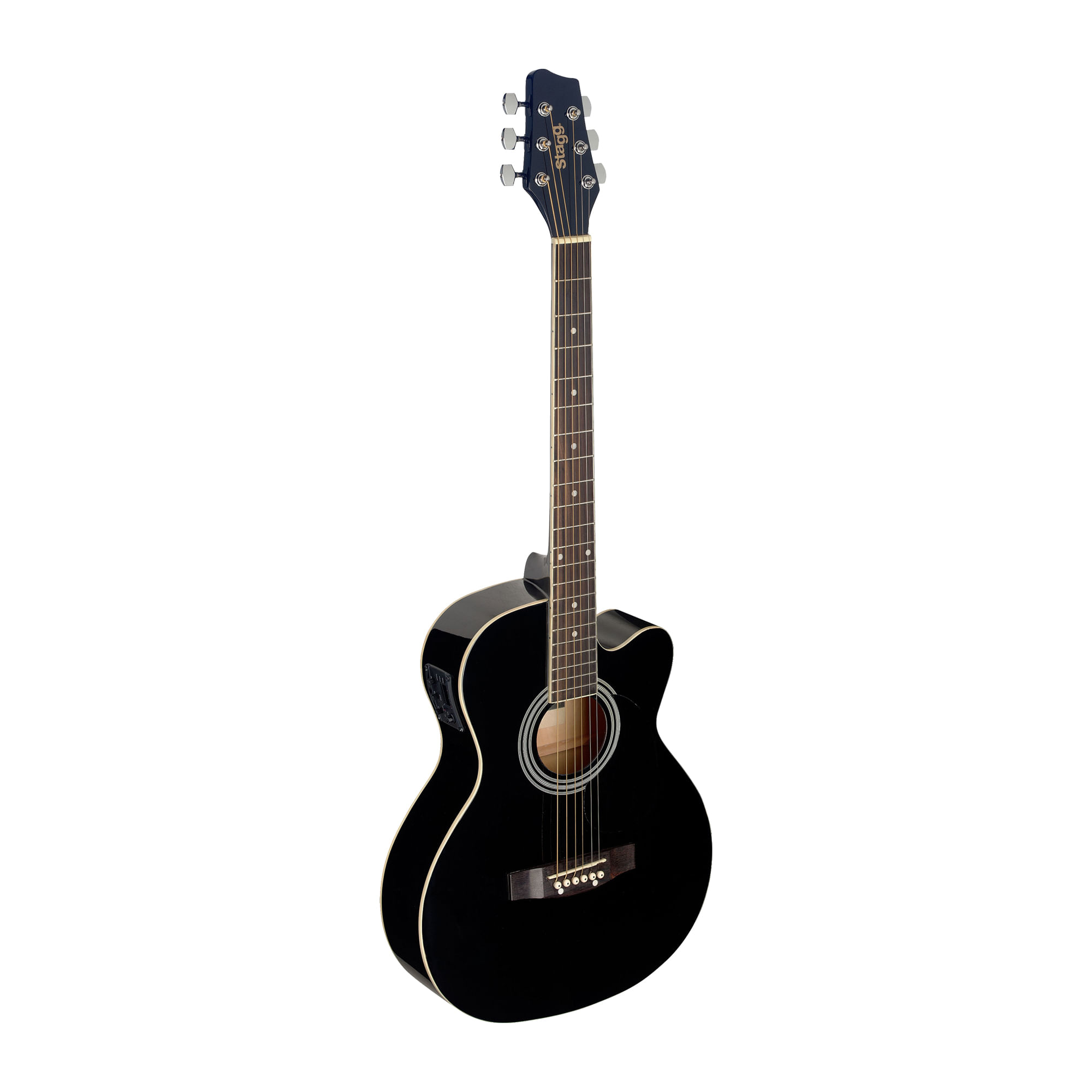 Guitarra Electroacústica Stagg SA20ACE Black