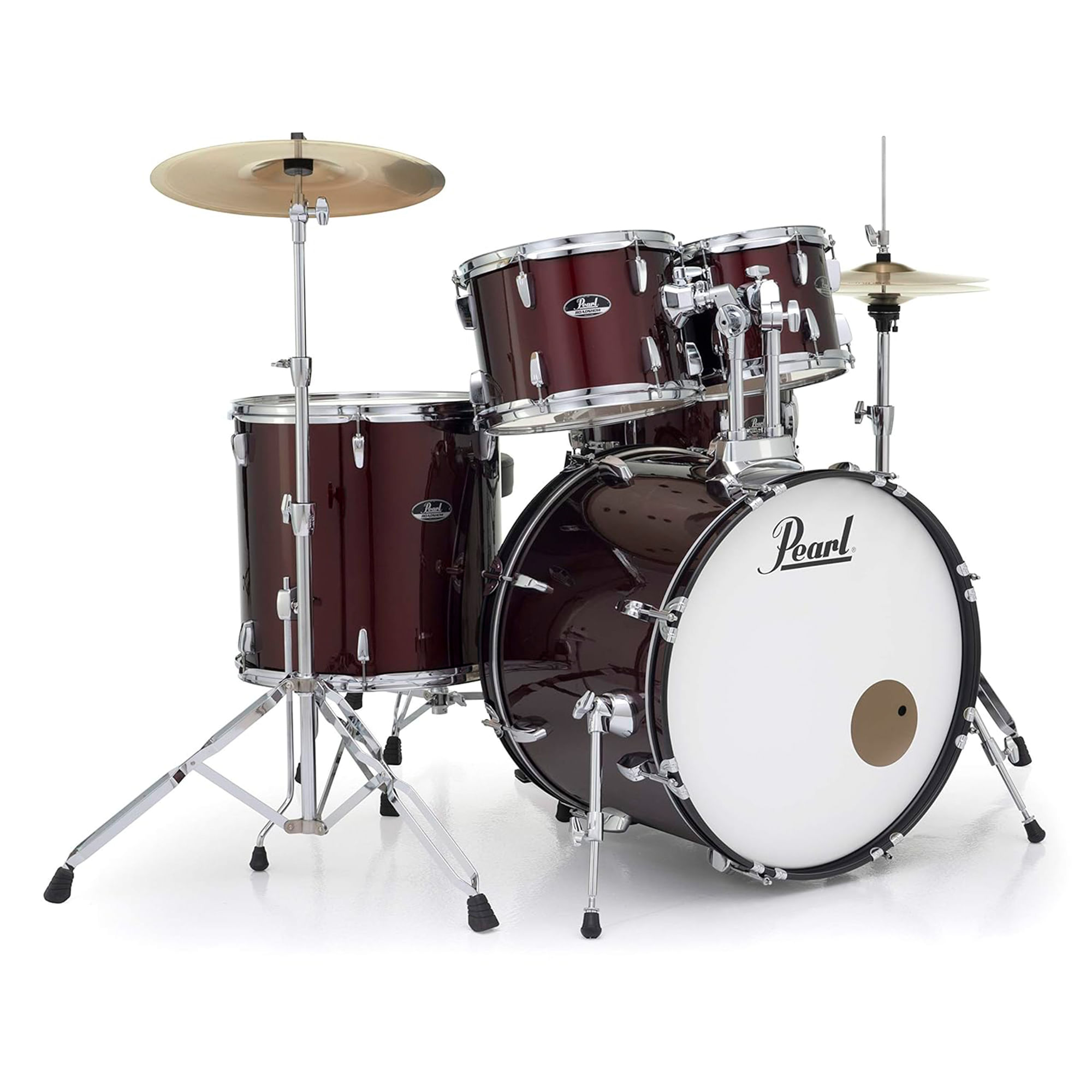 Batería Acústica Pearl RS525SC Color Vino tinto