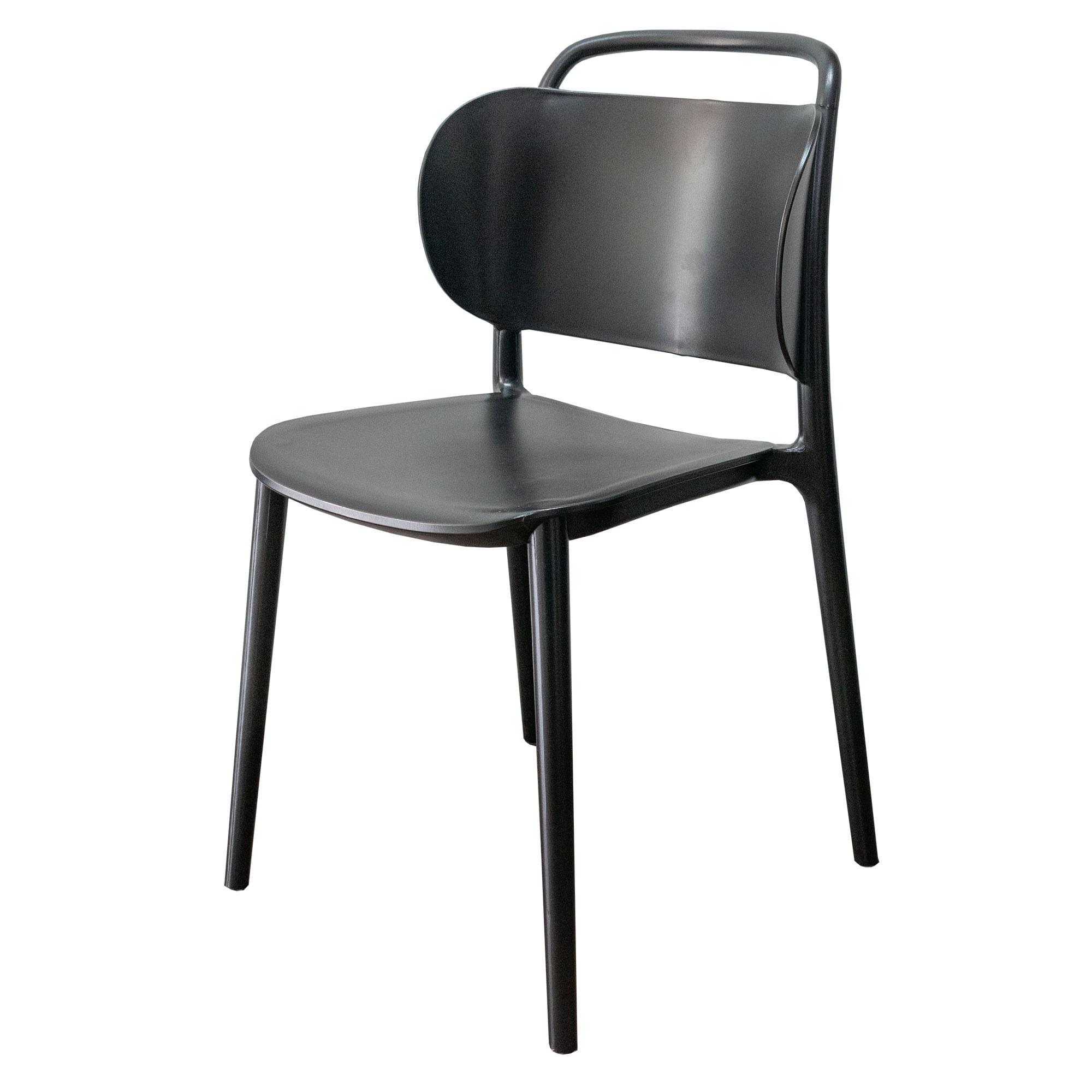 Silla de comedor Zero color negro polipropileno