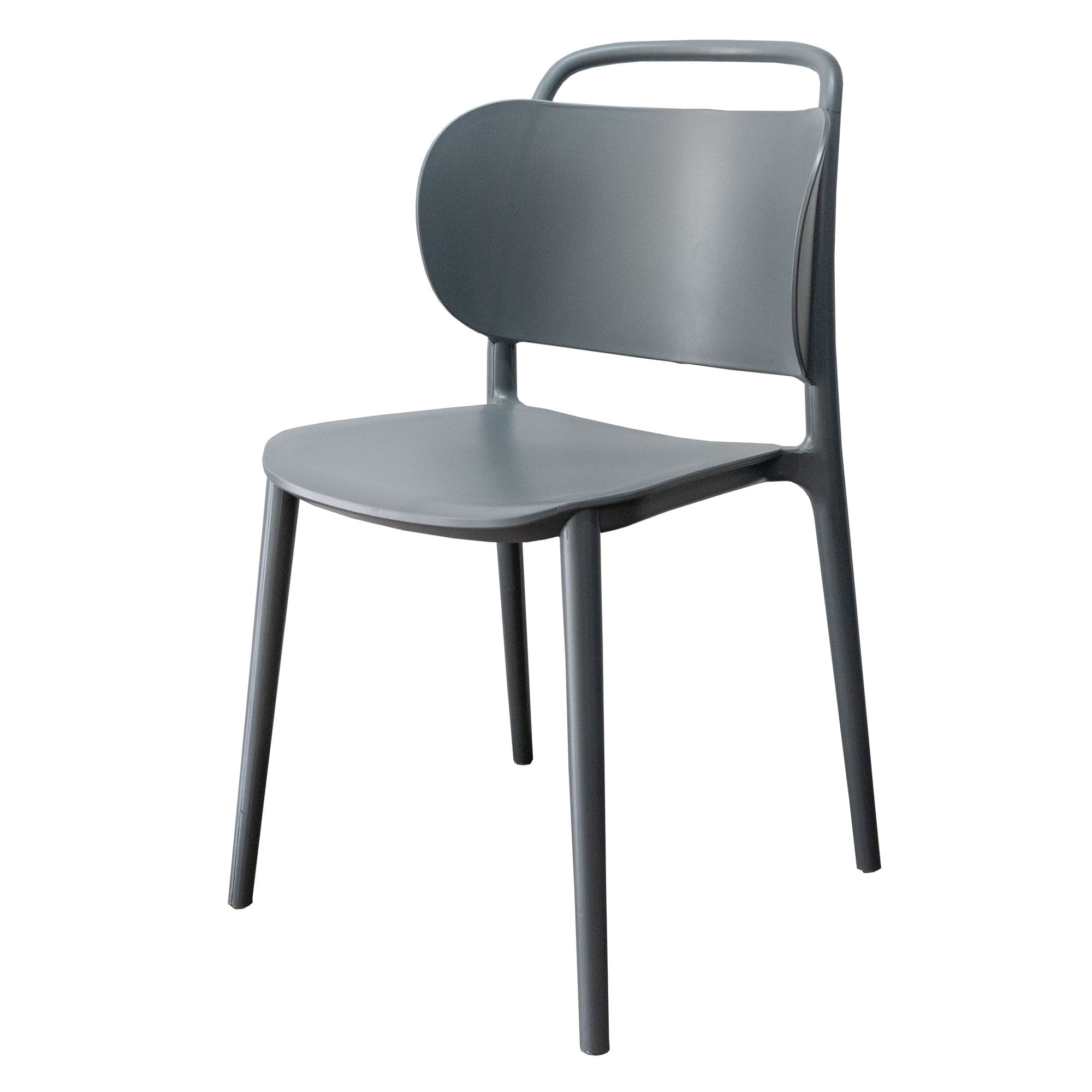 Silla de comedor Zero color gris polipropileno