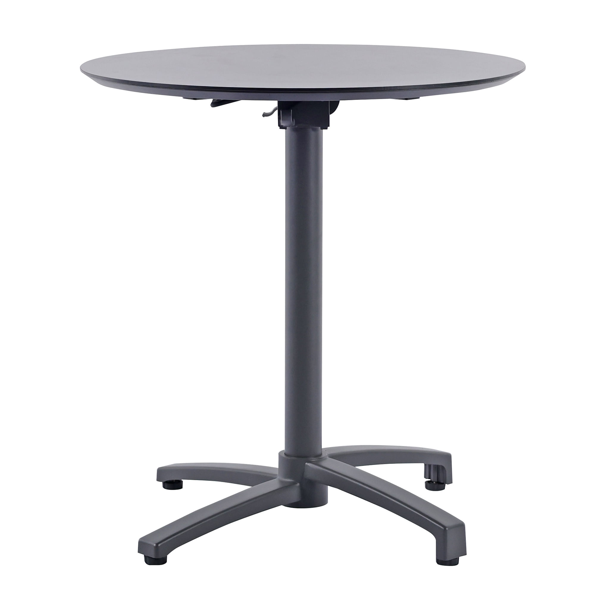 Mesa de comedor Bistro redonda de aluminio y polipropileno