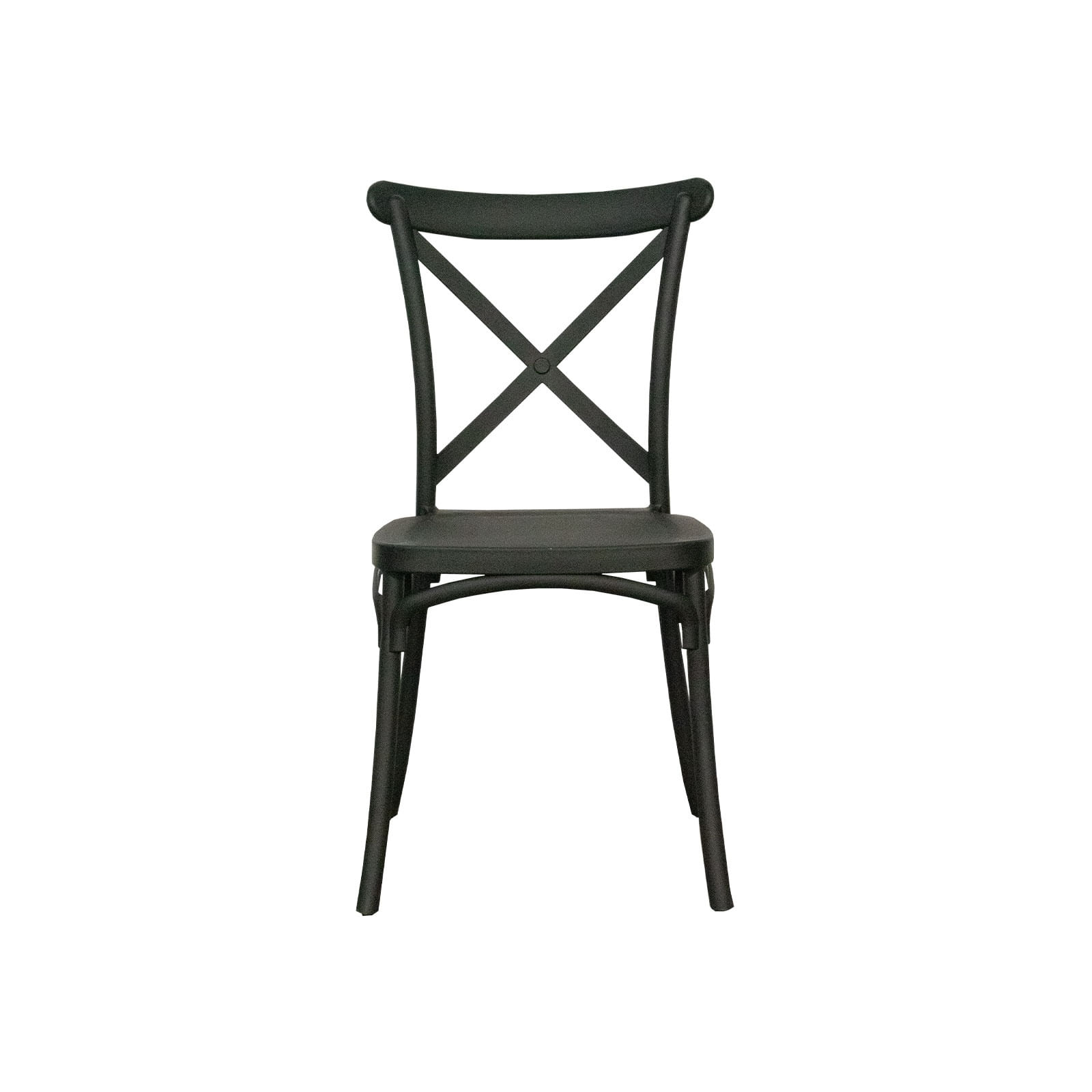 Silla de comedor Jackarta negro de polipropileno