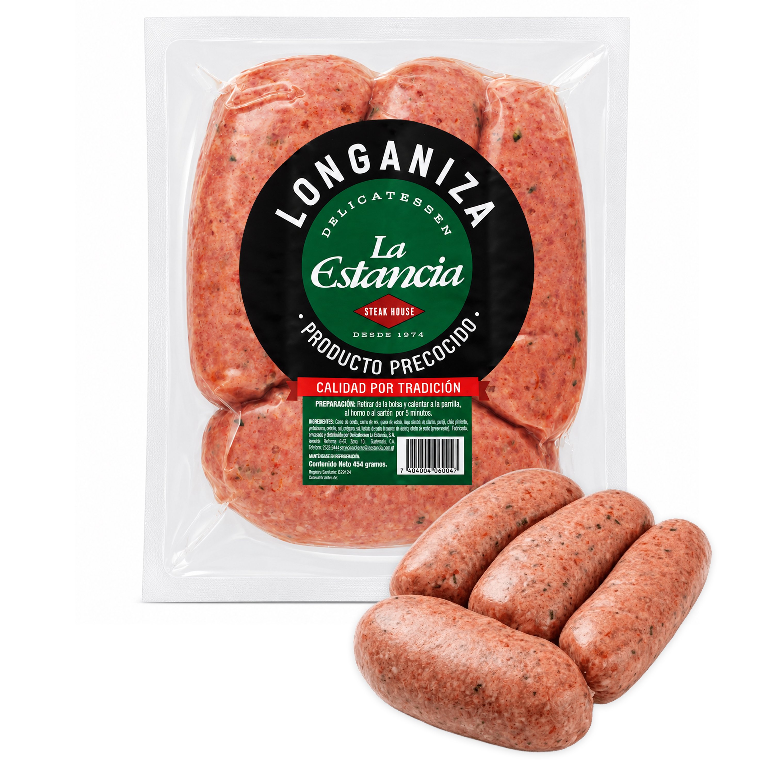 Longaniza uruguaya Estancia Mendoza cerdo - 454 g