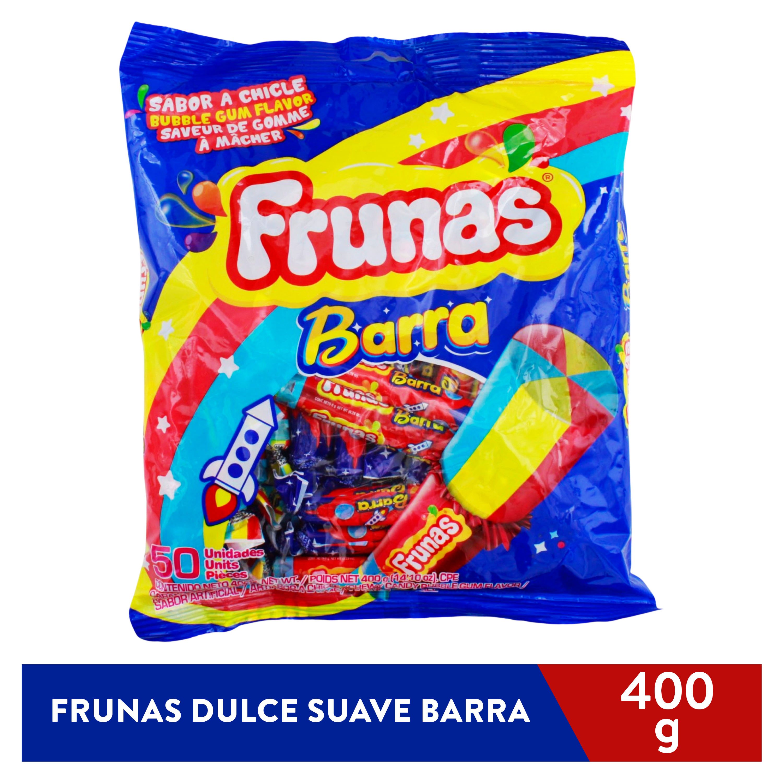 Frunas Dulce Suave Barra 400gr