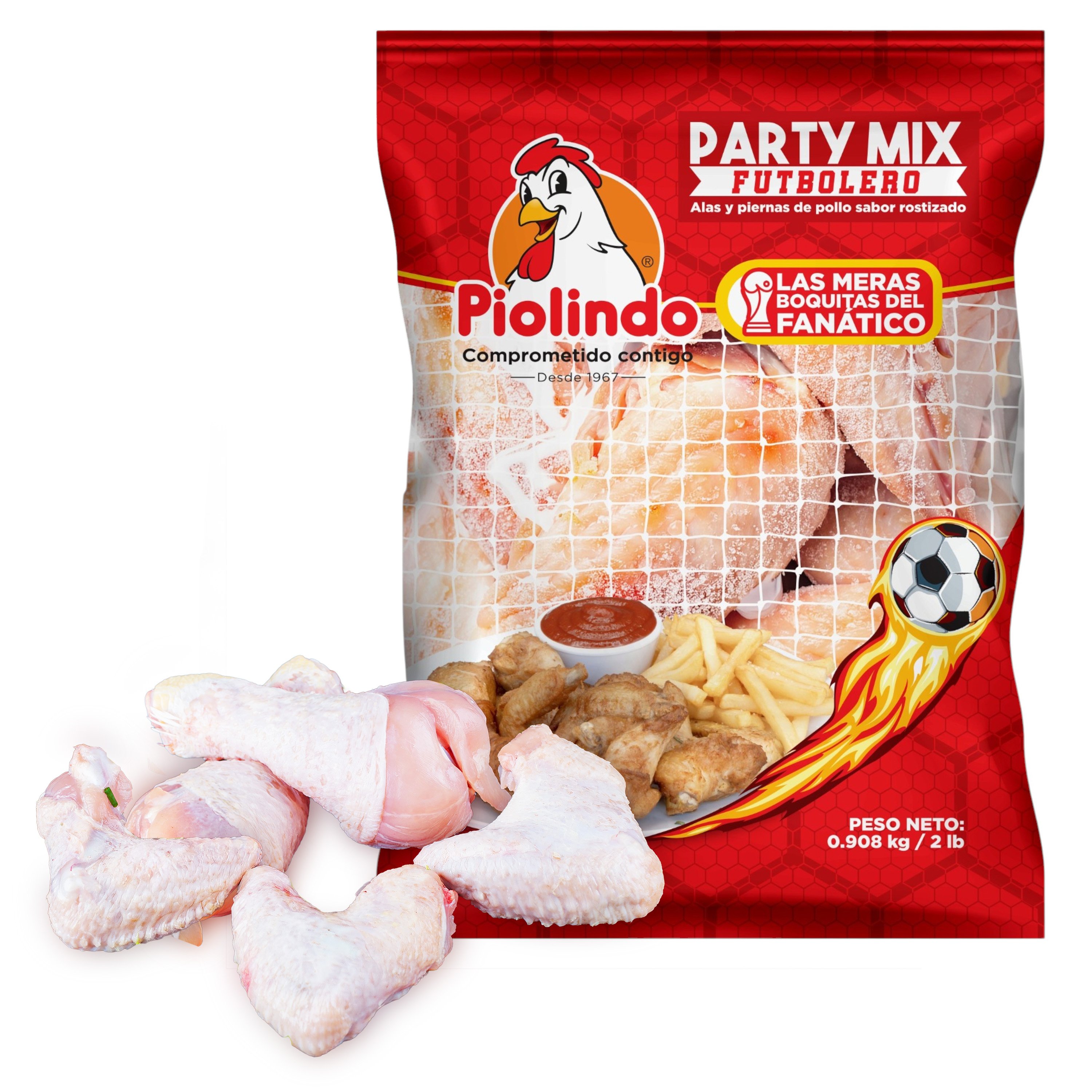 Party Mix Alas y Piernas Piolindo 908g