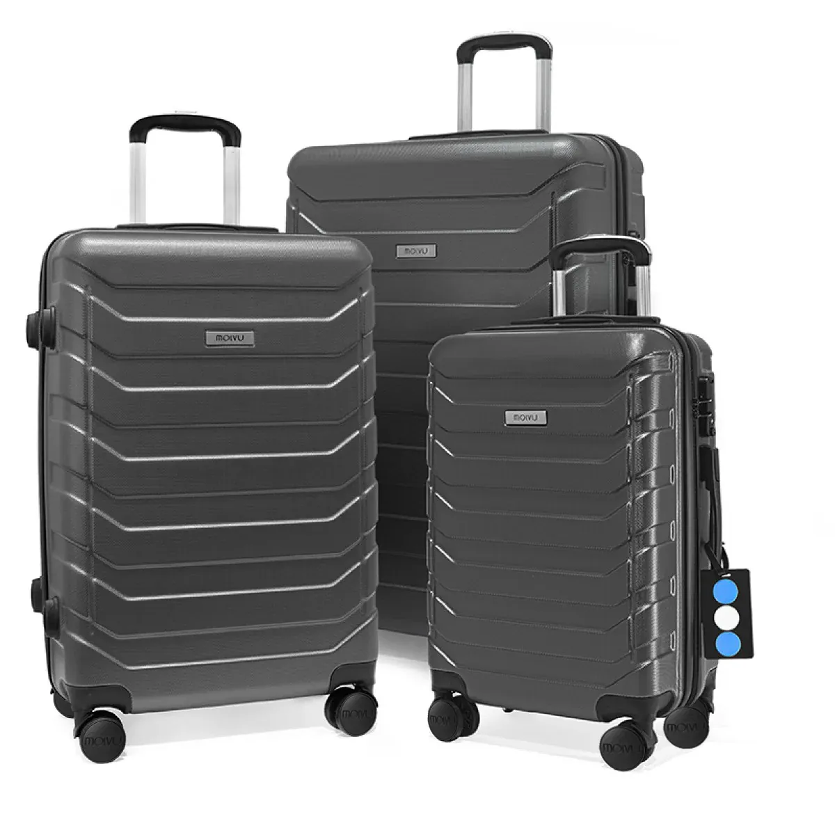 Maletas Viaje Molvu Set3 color gris