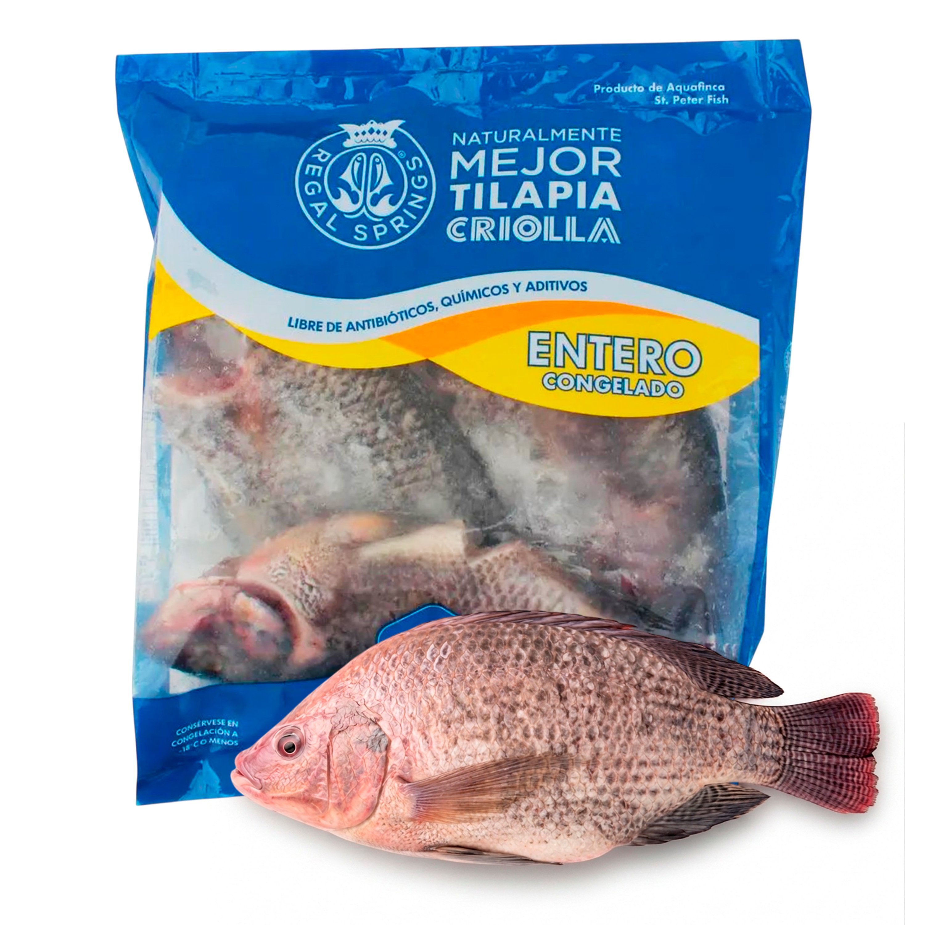 Mojarra Entera S Escamas M Republic 3Lb