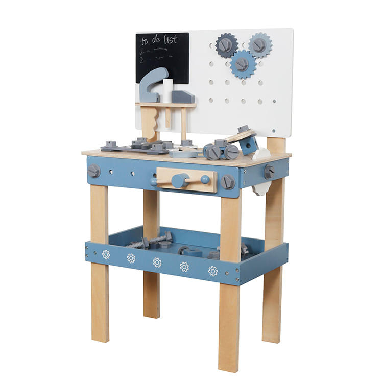 Mesa de herramientas de madera juguete Montessori modelo W03D242C