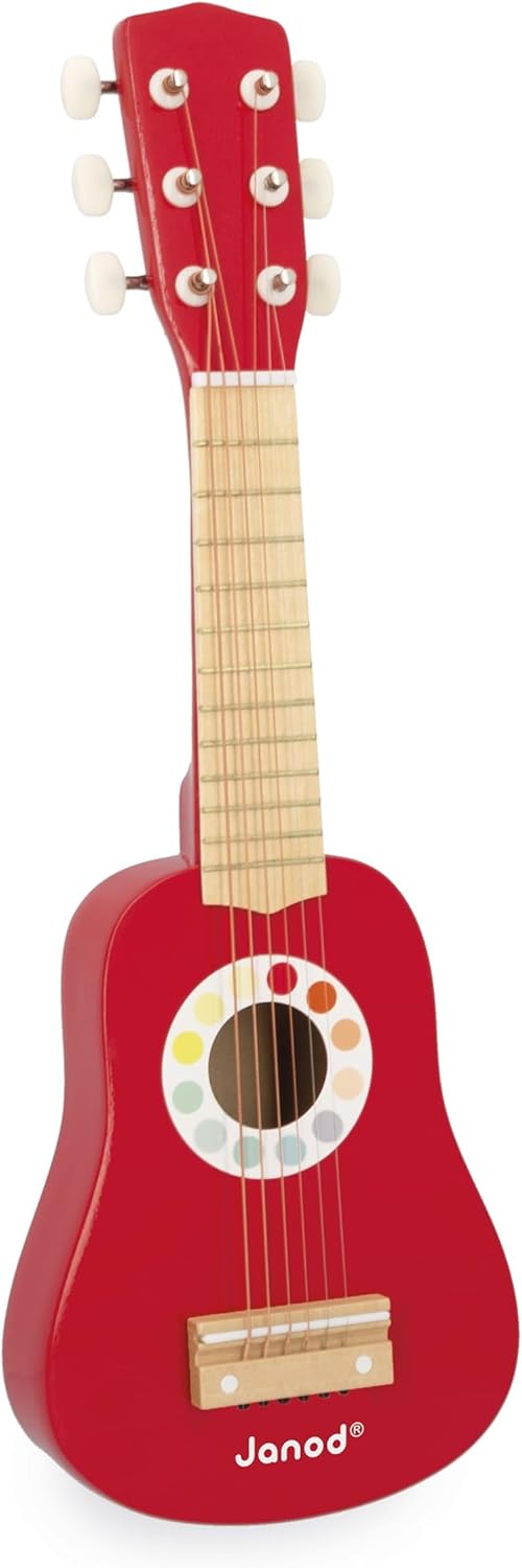 Juguete musical montessori mi primera guitarra Janod