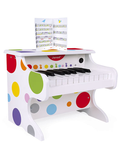 Juguete musical montessori mi primer piano eléctrico Janod