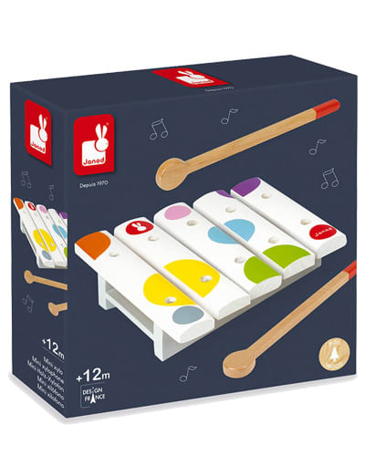 Juguete musical educativo mini xilófono Janod