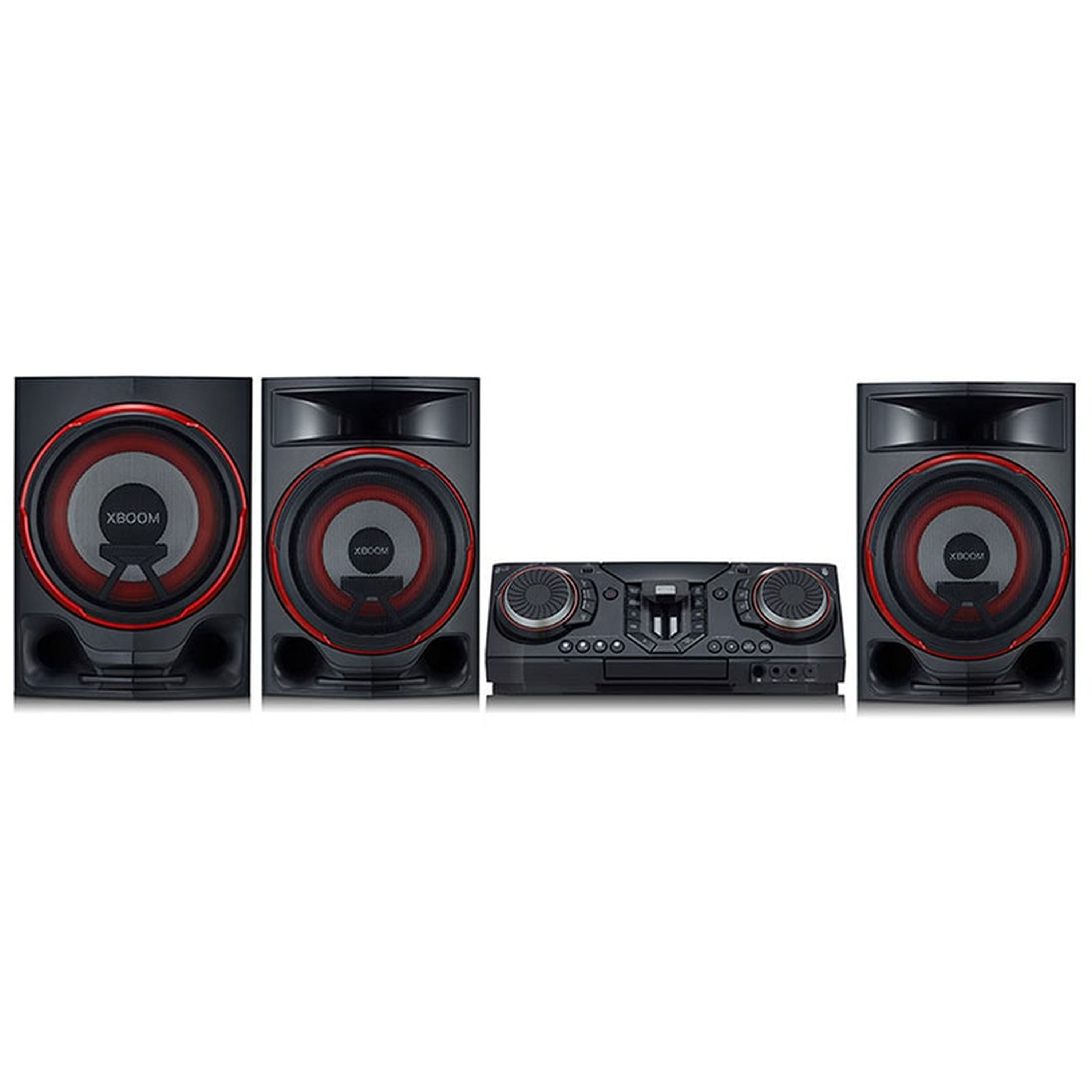Equipo de sonido LG XBOOM CL88 2900W RMS Bluetooth Karaoke DJ App - Negro