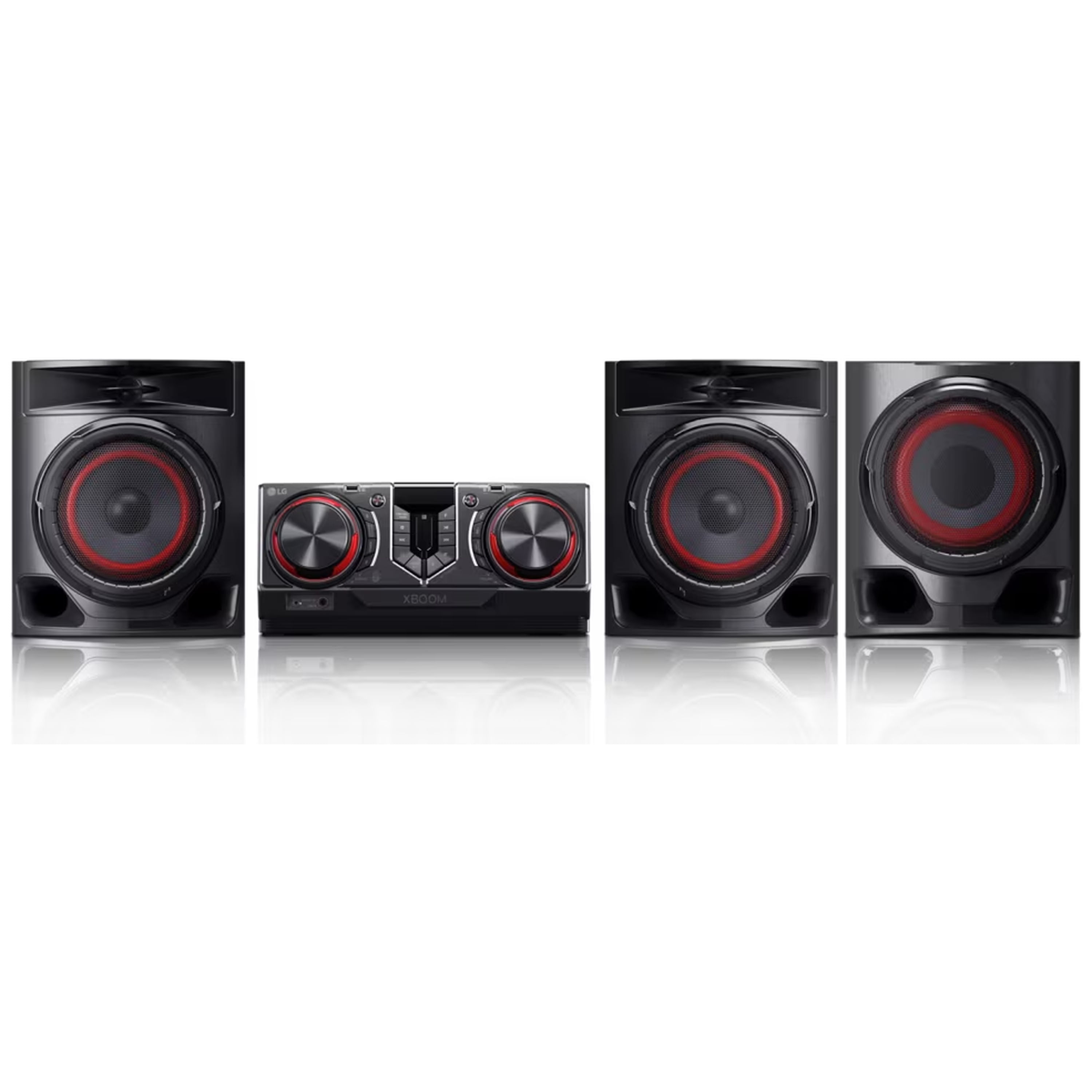 Equipo de sonido LG XBOOM CJ45 720W Bluetooth Karaoke Wireless Party Link - Negro