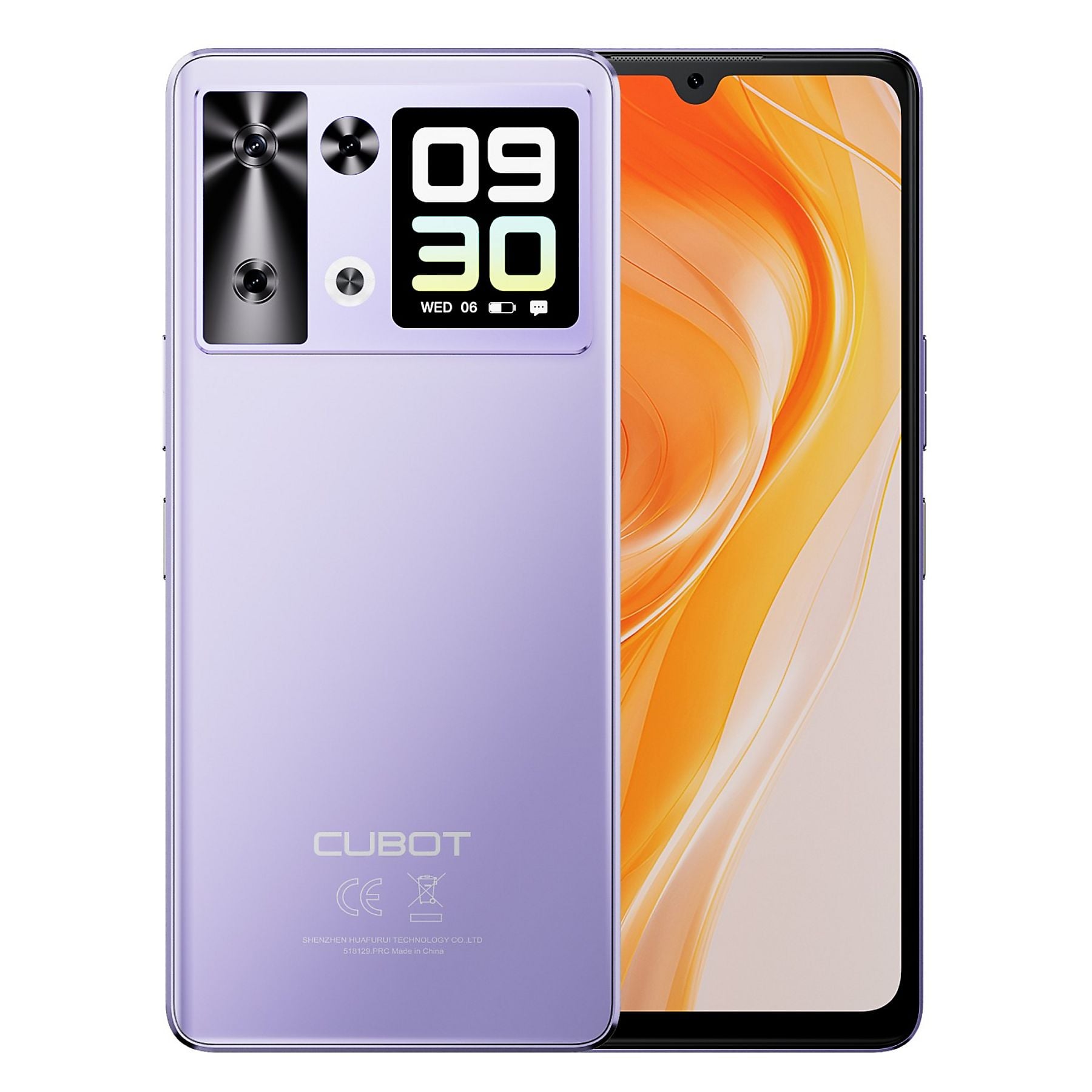 Celular Cubot P90 12GB RAM 256GB ALM púrpura