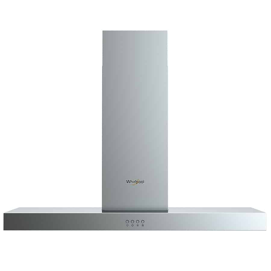 Campana Extractora de pared Whirlpool 90cm Acero Inoxidable Gris WHW9001S