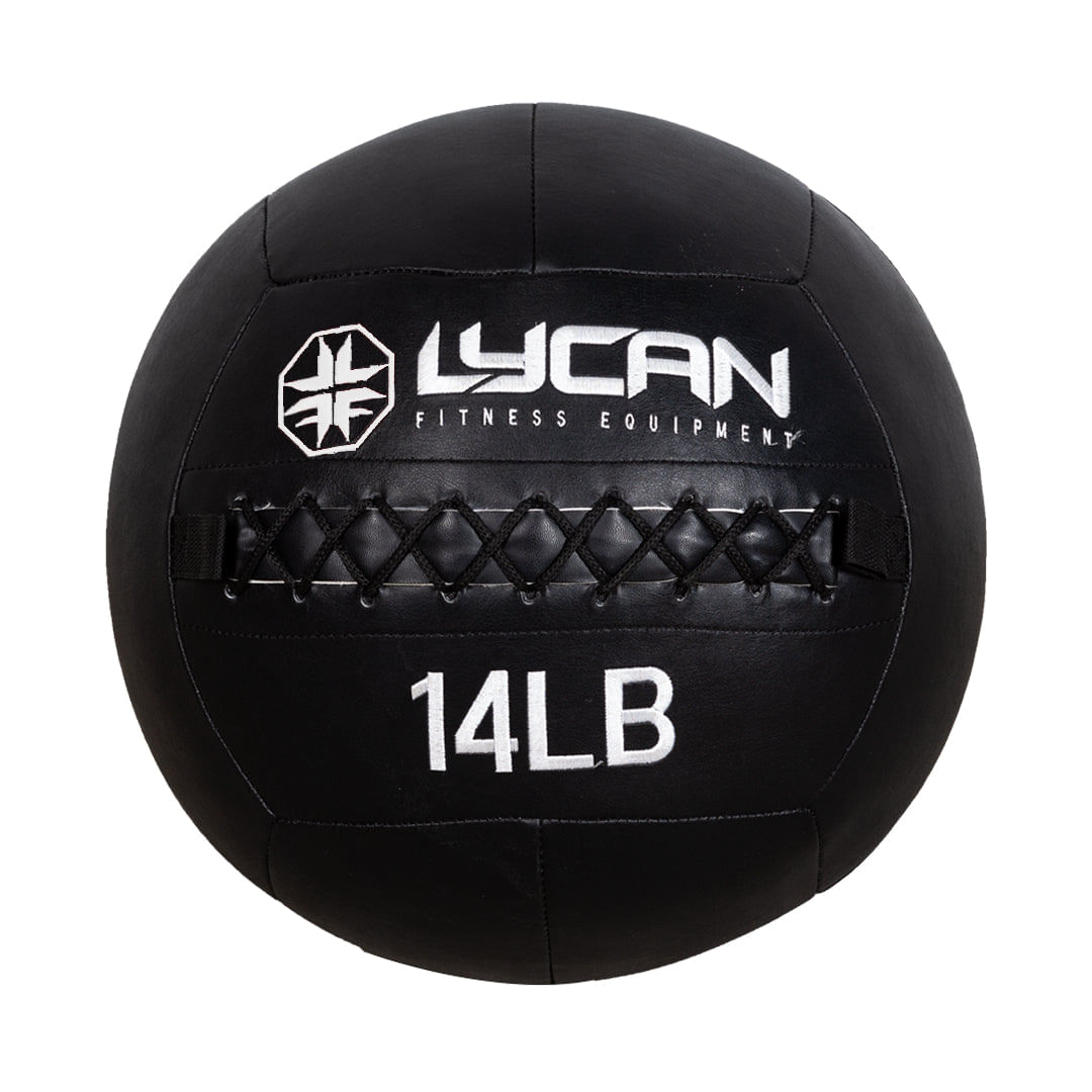 Med ball Lycan negra de 14 lb