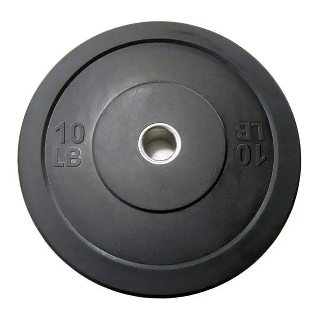 Bumper plate negro de 10 lb