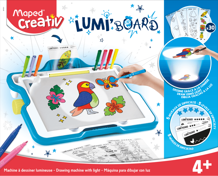 Pizarra Maped Creativ con luz para dibujar Lumi Board