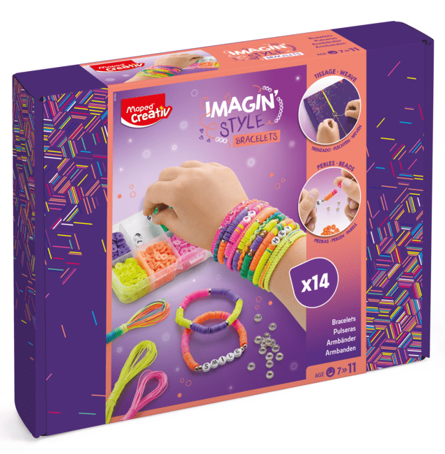 Kit Maped Creativ para crear pulseras colores Neón