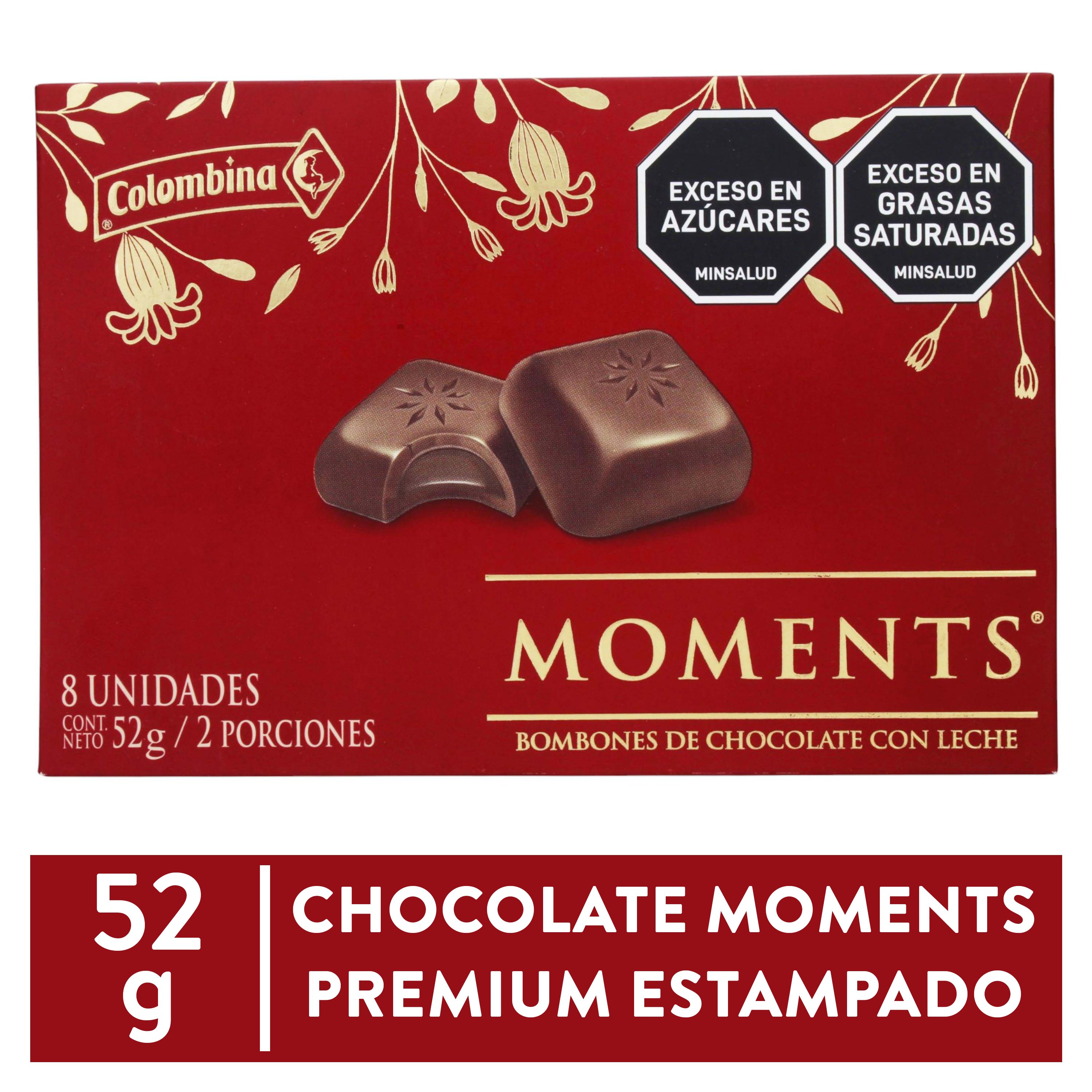Bombones De Chocolate Colombina Moments - 52 g
