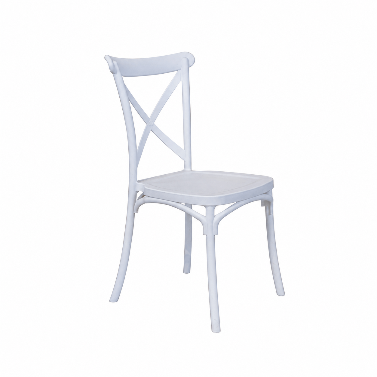 Silla de comedor Jackarta blanca de polipropileno