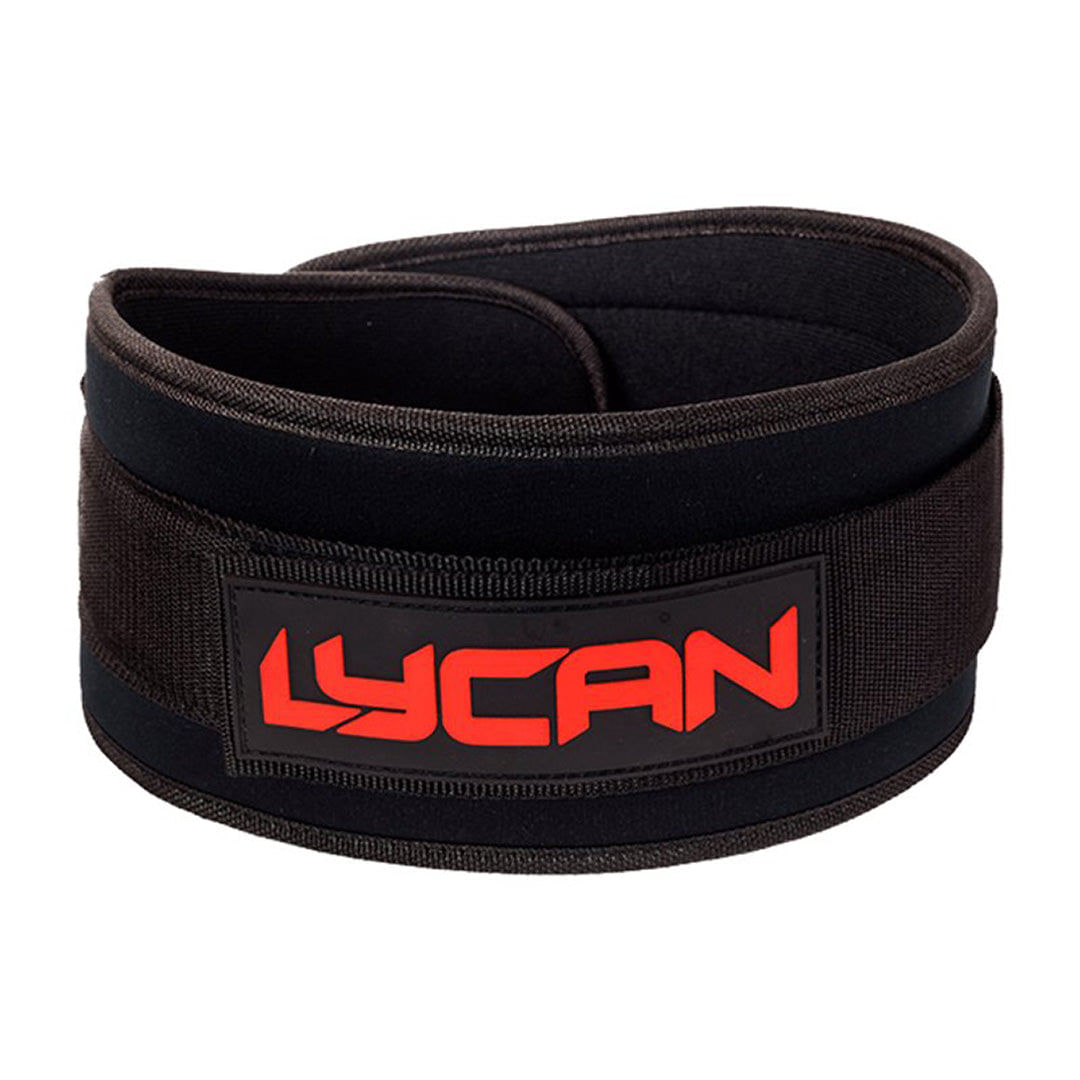Cinturón con velcro de 4 pulgadas Lycan negro L