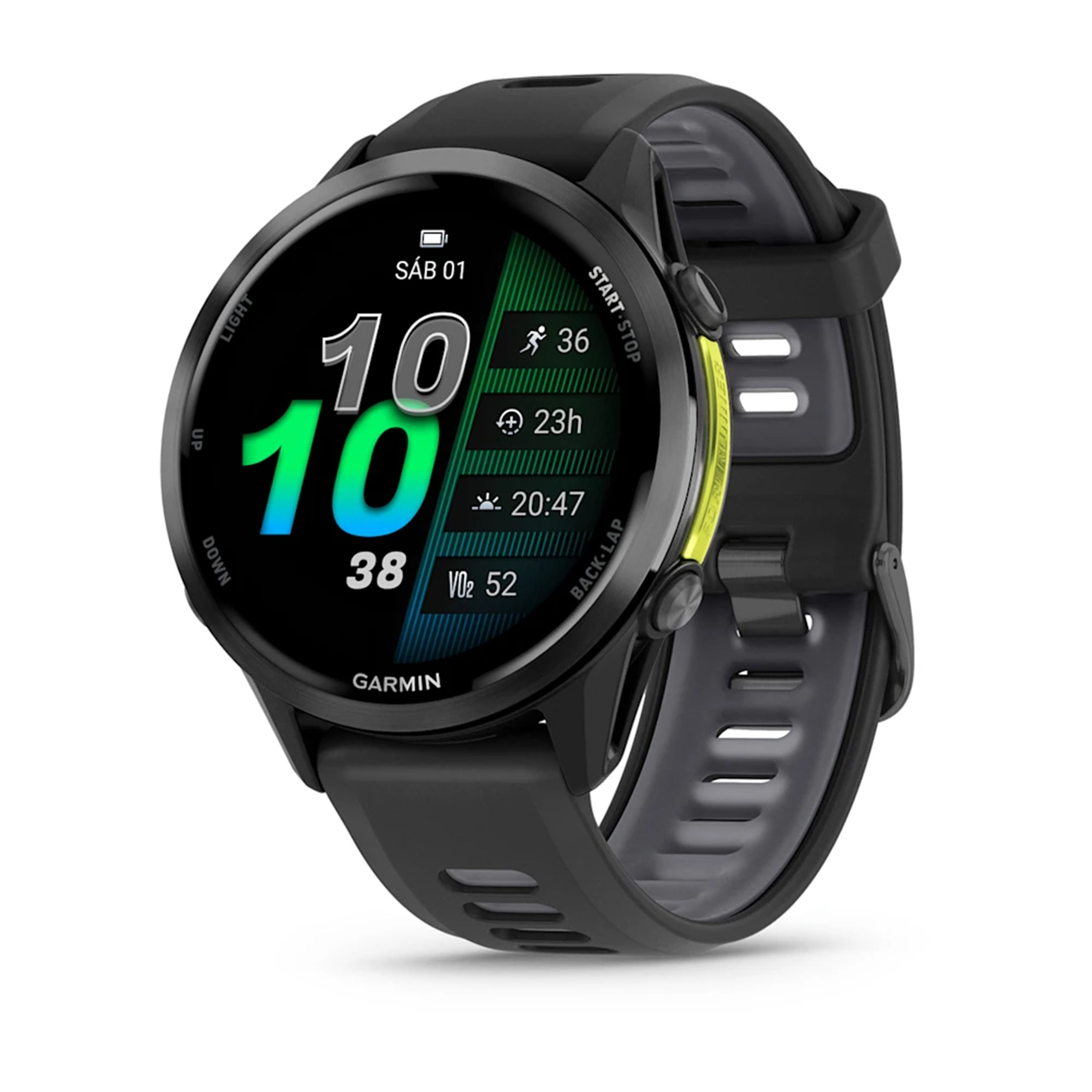 Smartwatch Garmin Forerunner 970 Carbon Gray DLC Titanium Black