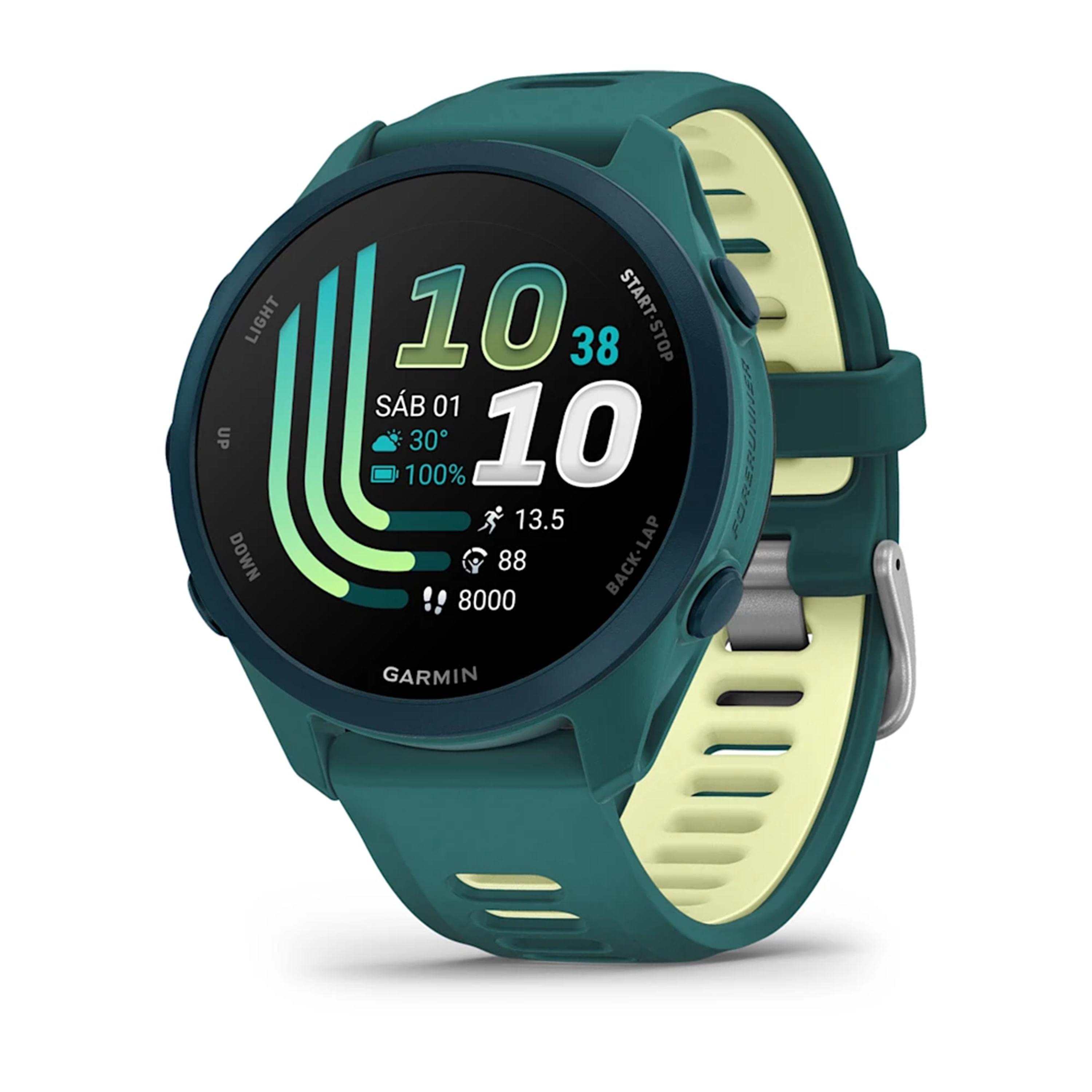 Smartwatch Garmin Forerunner 170 Music Teal Green/Citron
