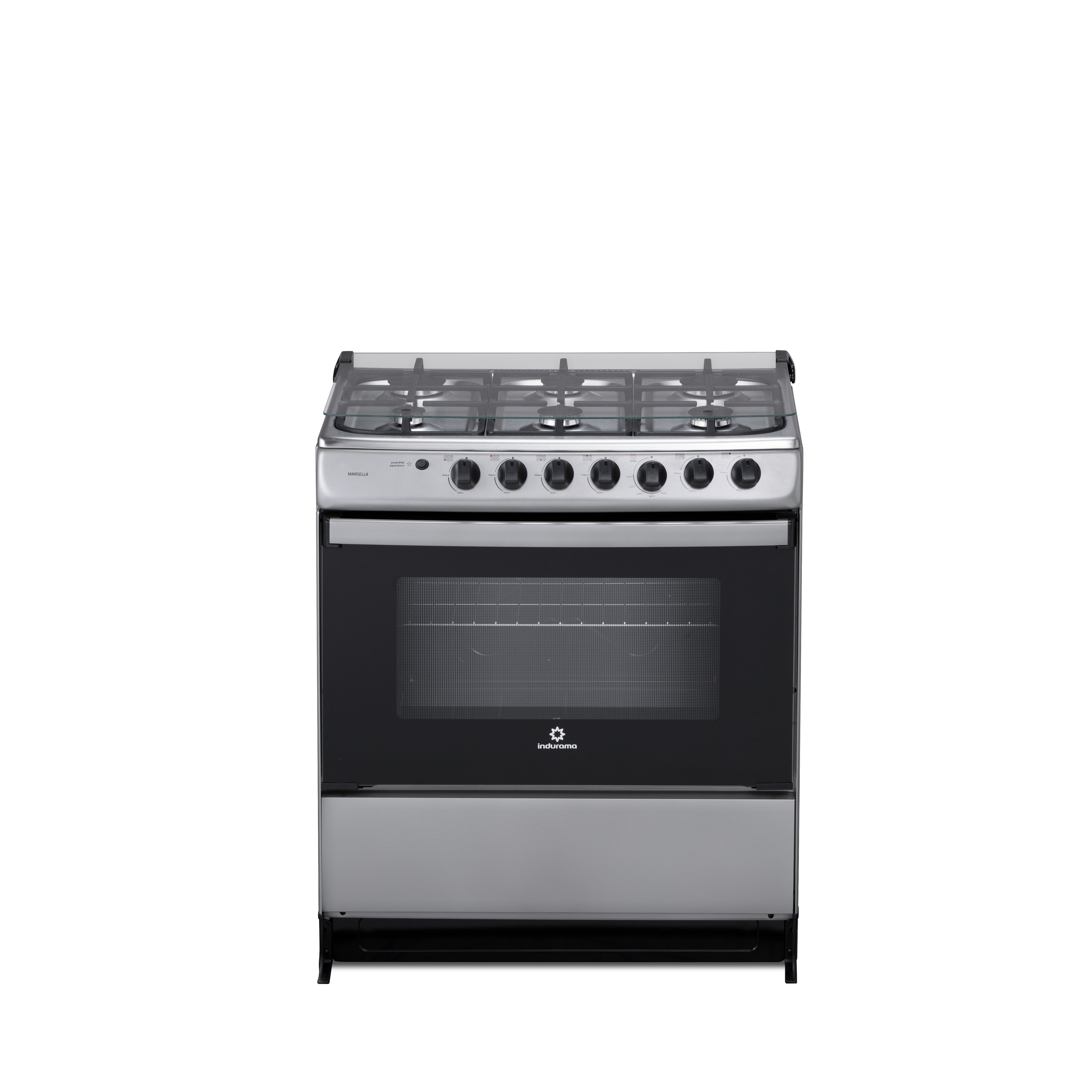 Estufa Indurama modelo MARSELLA gris – 32 pulgadas
