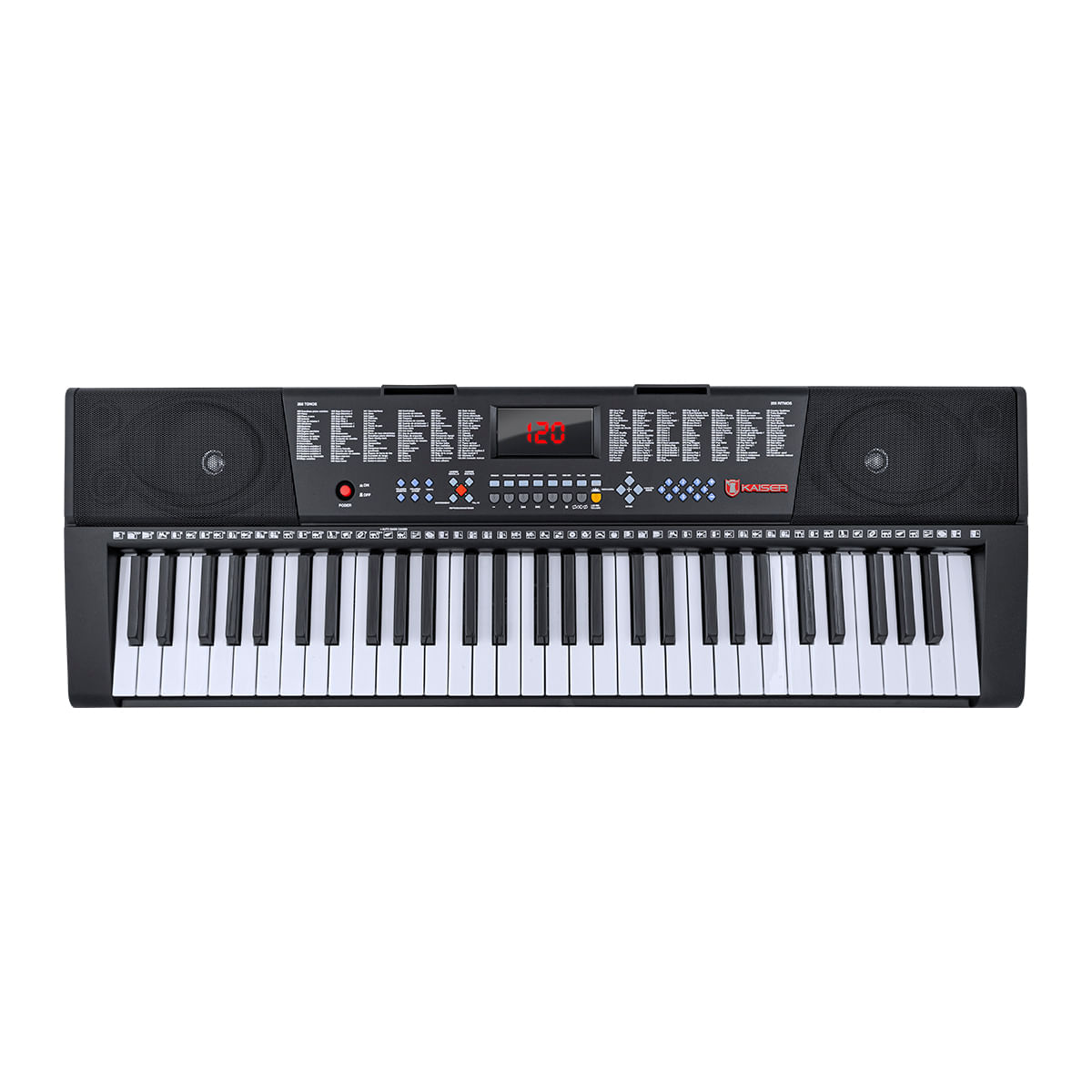 Teclado 61 Teclas Mitzu Con Luz,61 Percusiones, 255 Ritmos, 255 Tonos, 50 Canciones Demo