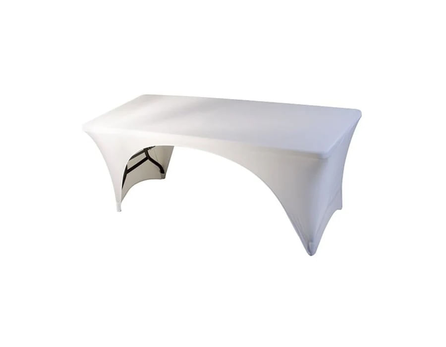 Spandex de arco blanco GOODTIME para mesa de 1.83mt