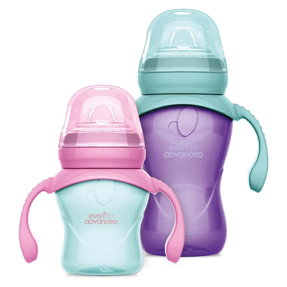 Set de Tazas Evenflo Entrenadoras Advanced 2pk Niña