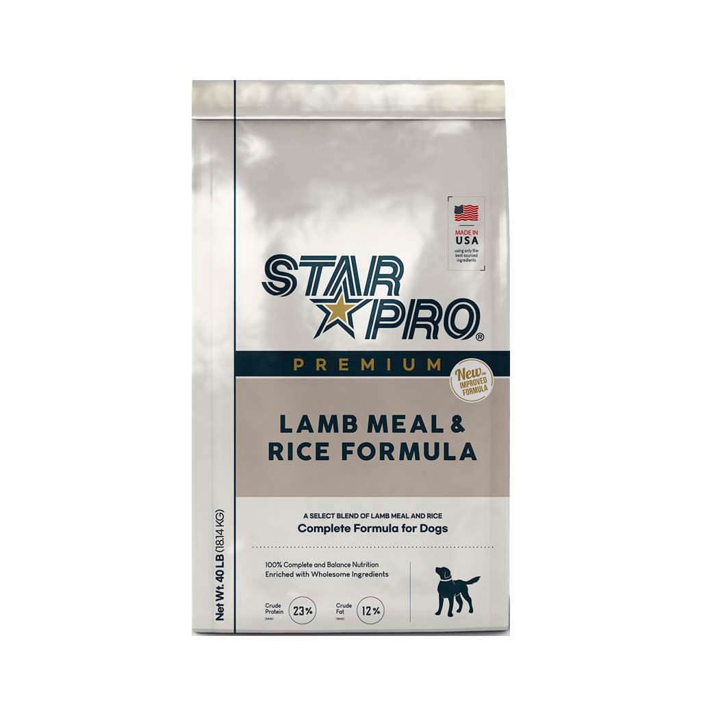 Concentrado para perro adulto Star Pro cordero y arroz - 40lbs