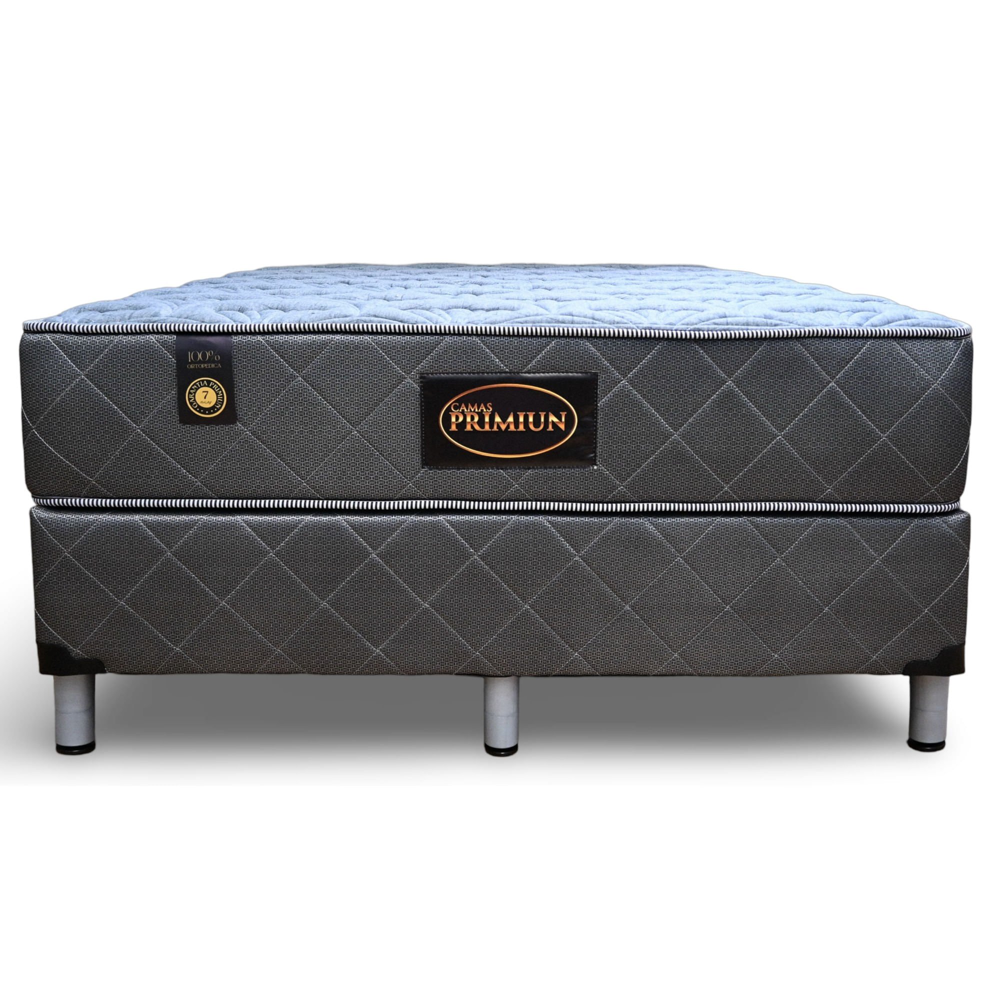 Cama Premium Ortopédica Premium Matrimonial con Base Acolchonada