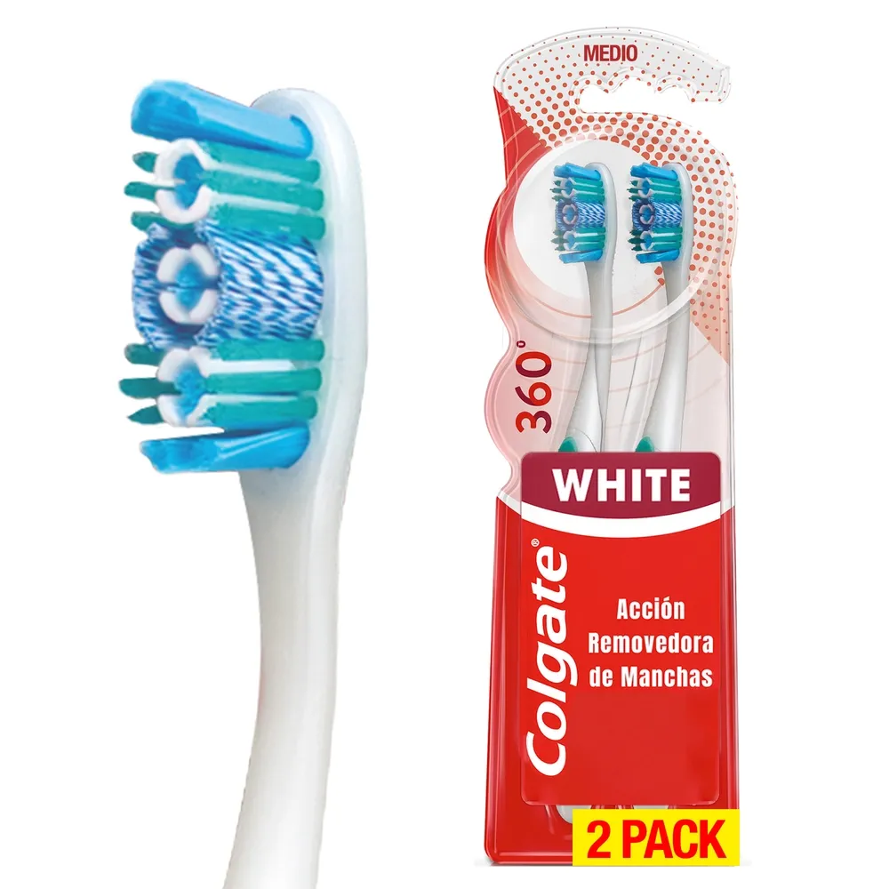 Cepillo Dental Luminous White 360 Colgate