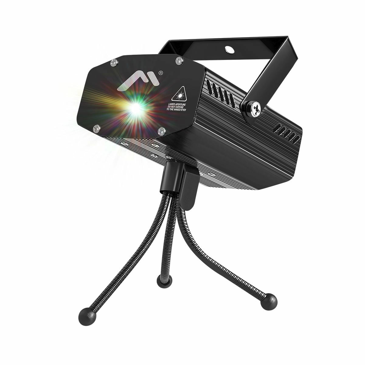 Mini Laser Mitzu Audioritmico, Rojo 650Nm 100Mw, Verde 532Nm 30Mw, Multipuntos Con Tripie